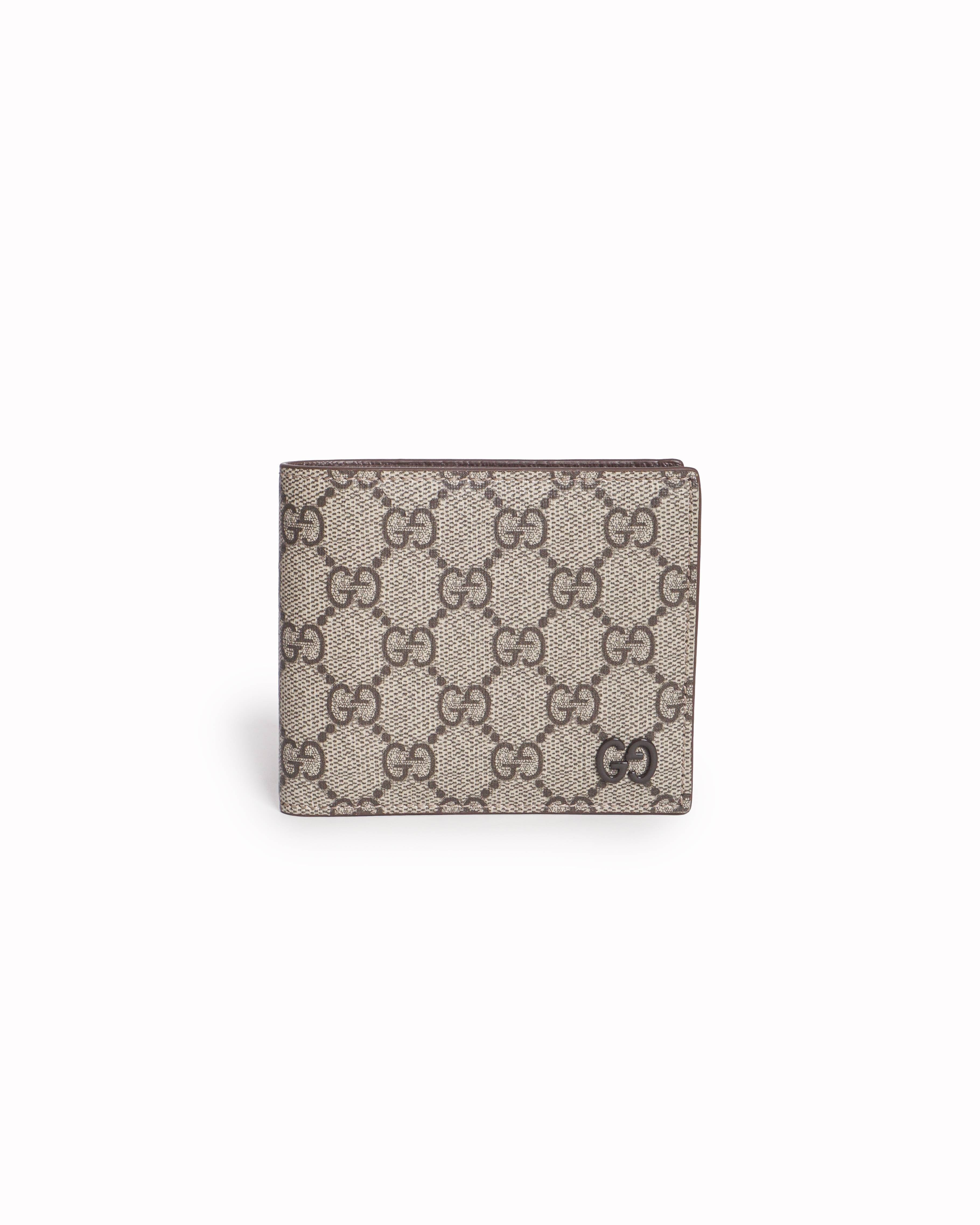 Gucci GG Supreme Canvas Bi - Fold Men's Wallet