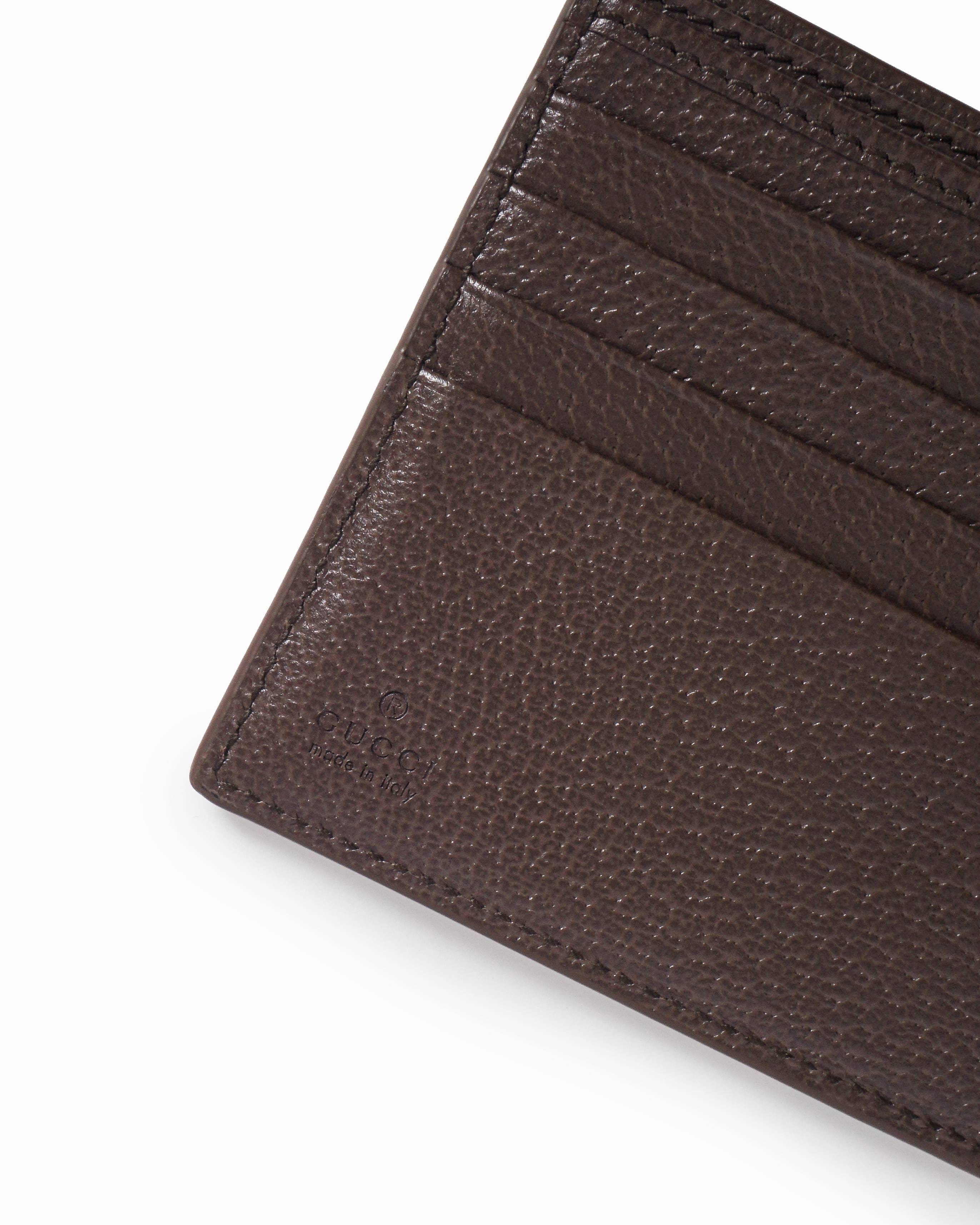 Gucci GG Supreme Canvas Bi - Fold Men's Wallet