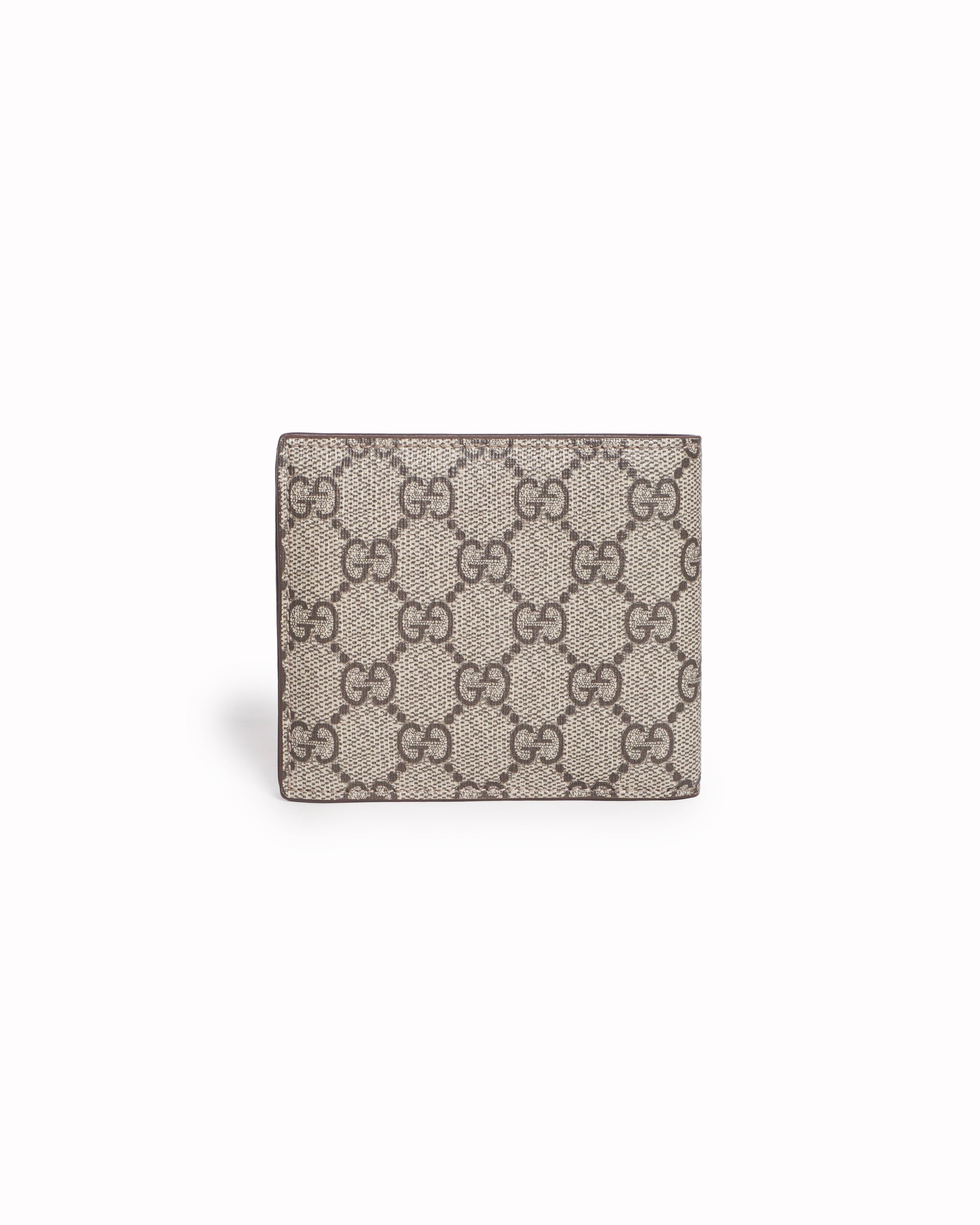 Gucci GG Supreme Canvas Bi - Fold Men's Wallet