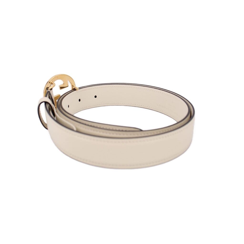 Gucci INTERLOCKING G BELTS CREAM M | 95 | 38