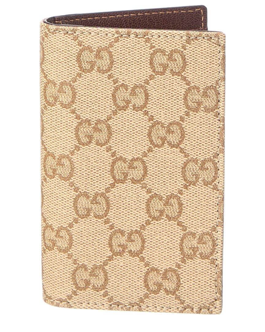 Gucci Essence Classic Gg Canvas Card Case