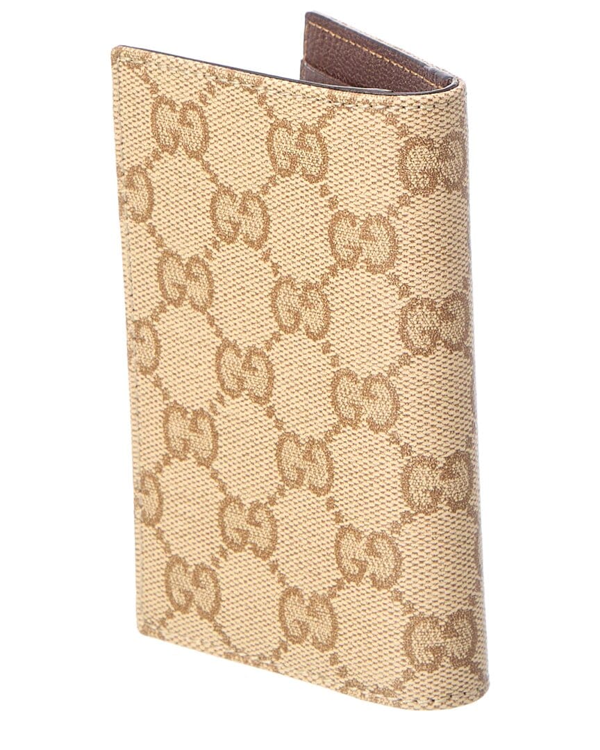 Gucci Essence Classic Gg Canvas Card Case