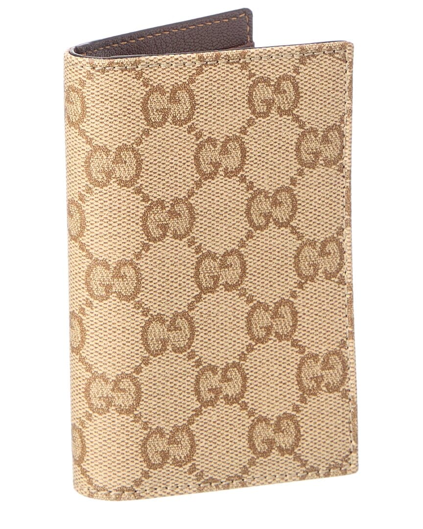 Gucci Essence Classic Gg Canvas Card Case