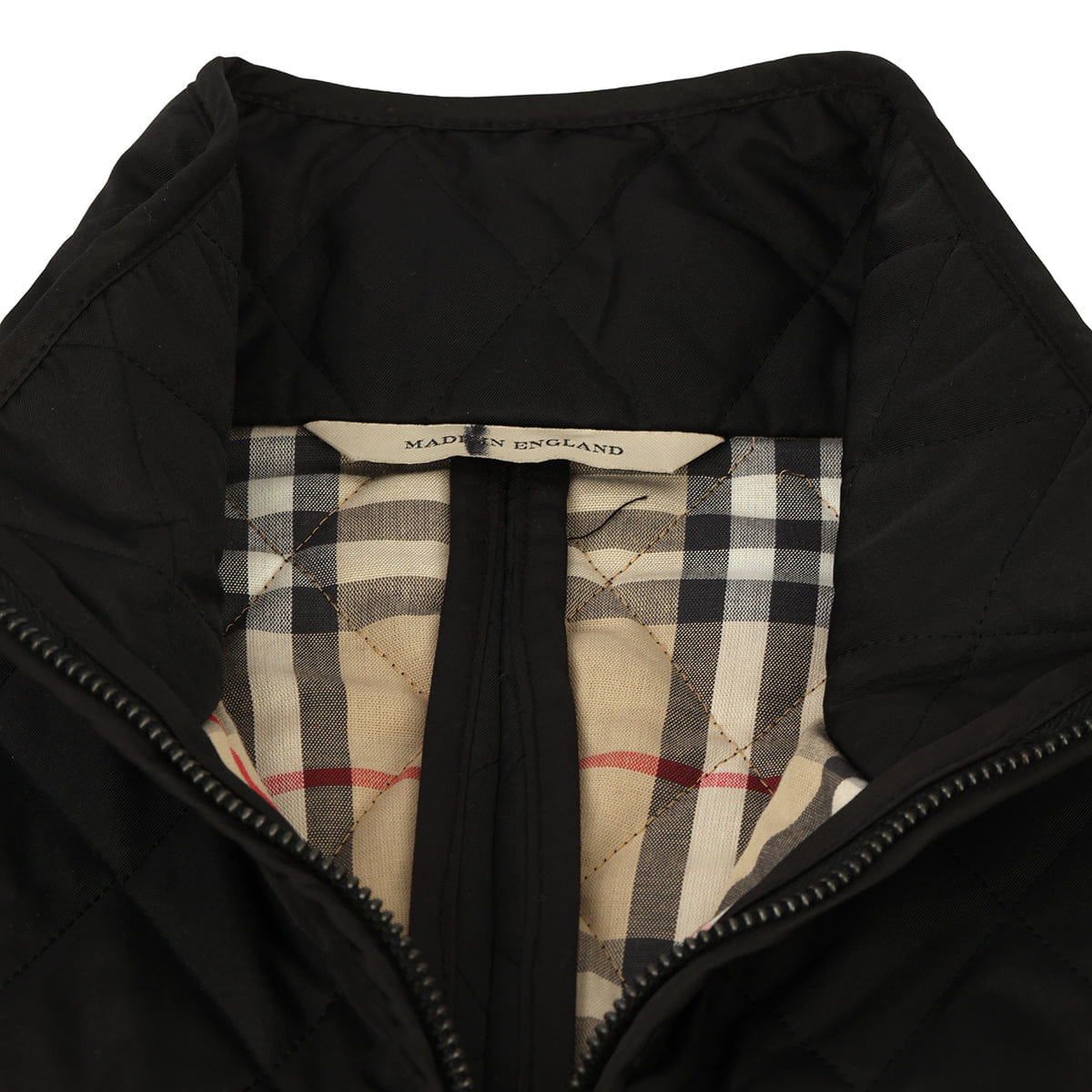BURBERRY SIZE - XS BLACK QUILTED JACKET