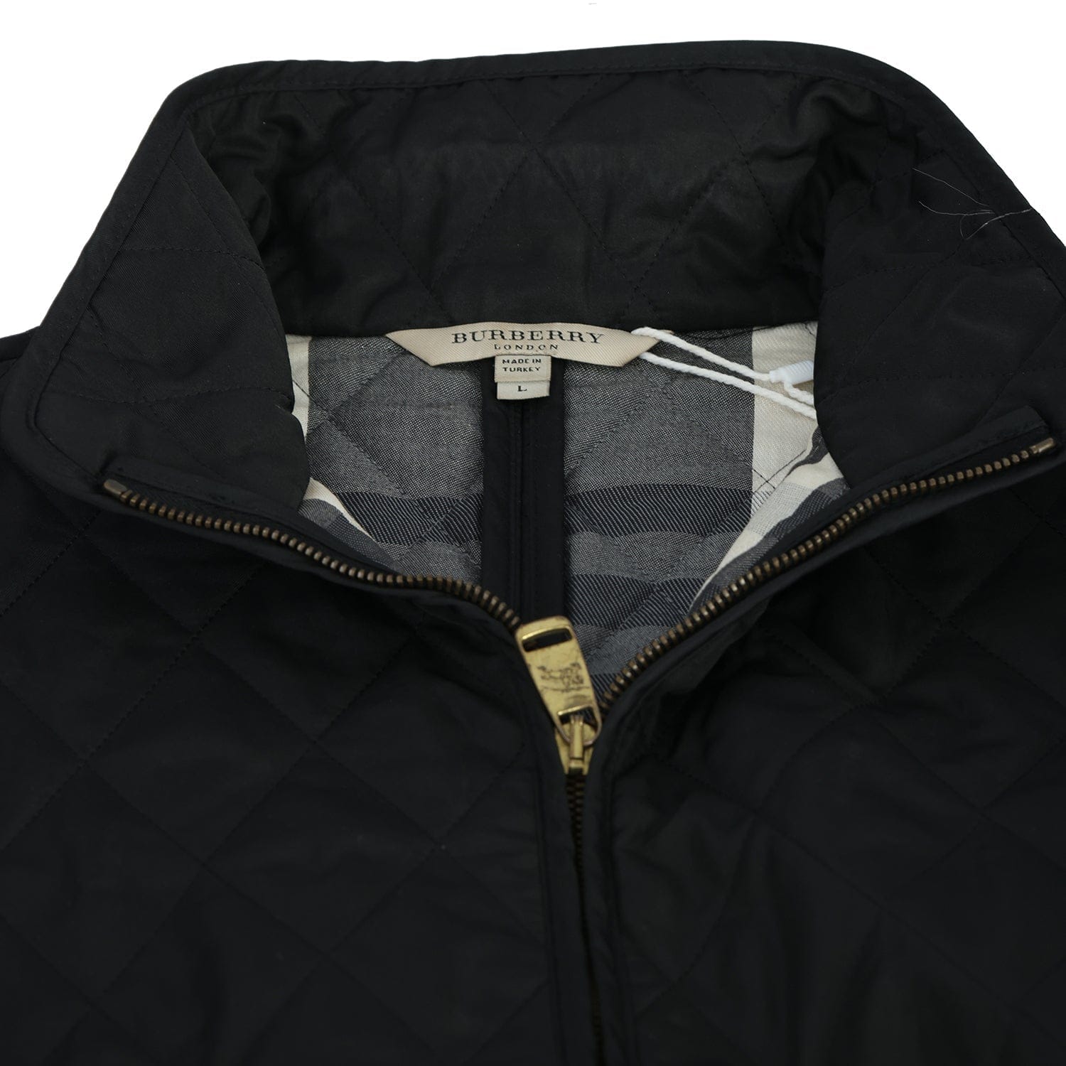 BURBERRY SIZE - S BLACK QUILTED JACKET