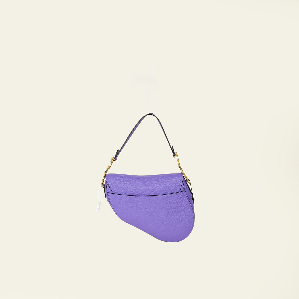 Christian Dior Violet Saddle Medium Bag w/ Strap