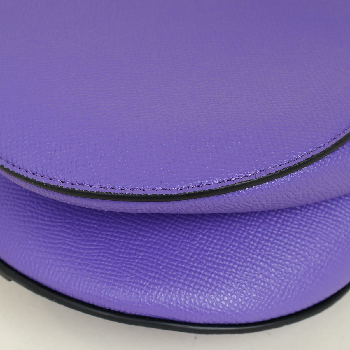 Christian Dior Violet Saddle Medium Bag w/ Strap
