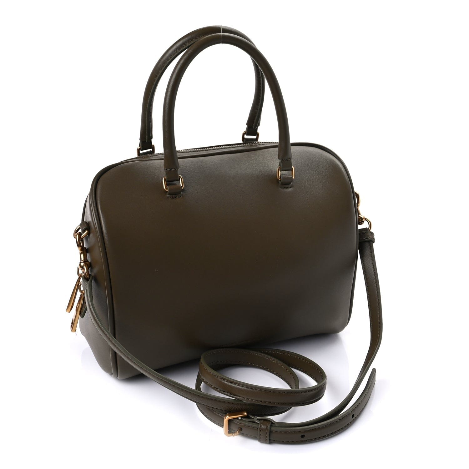 MARC JACOBS Lambskin Small The Wave Bag Olive