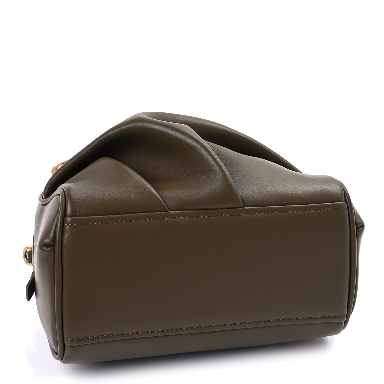 MARC JACOBS Lambskin Small The Wave Bag Olive