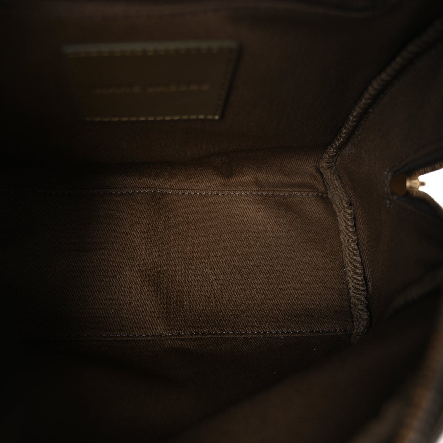 MARC JACOBS Lambskin Small The Wave Bag Olive