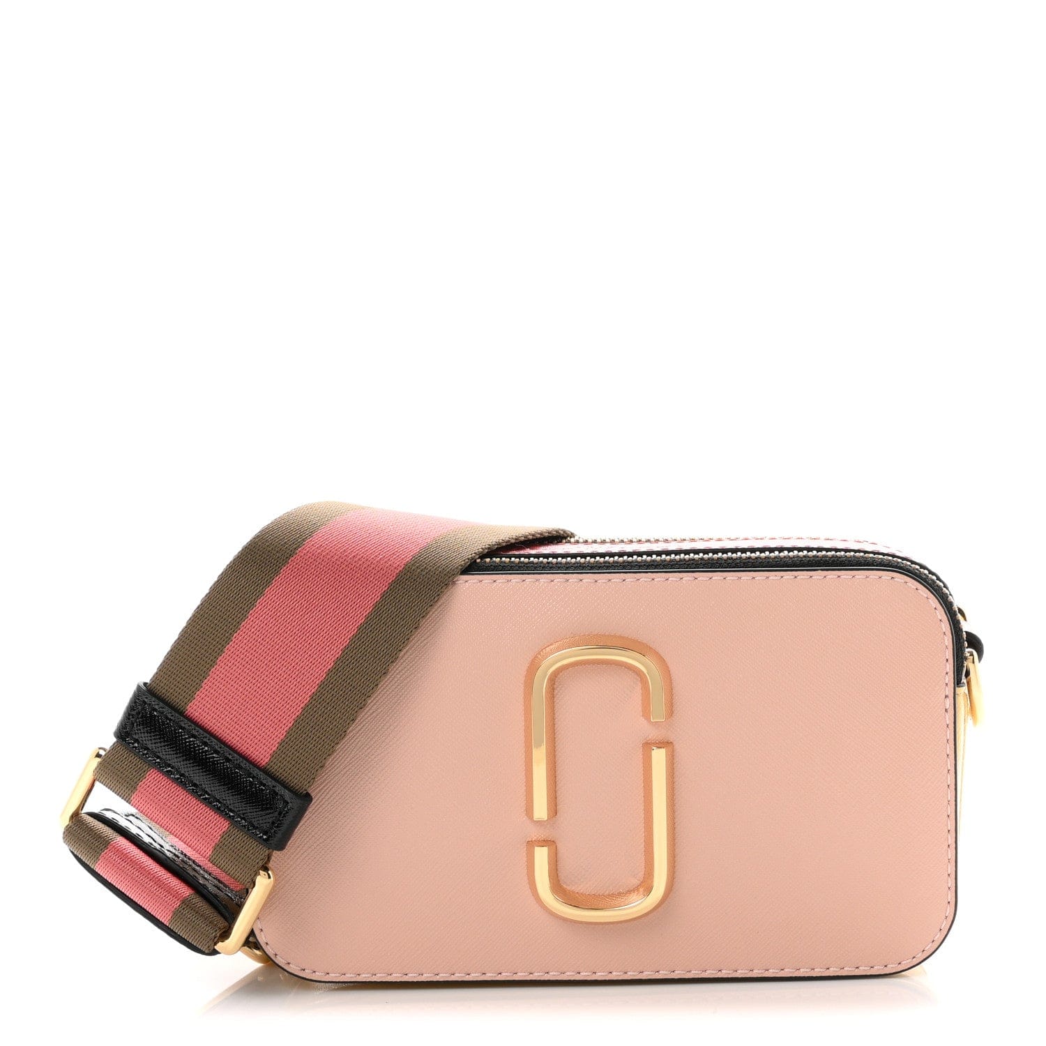 Marc Jacobs Saffiano Small Snapshot Camera Bag New Rose
