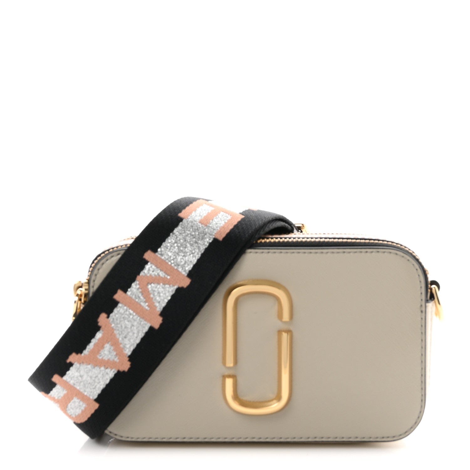 Marc Jacobs Saffiano Small Snapshot Camera Bag Dust Multicolor