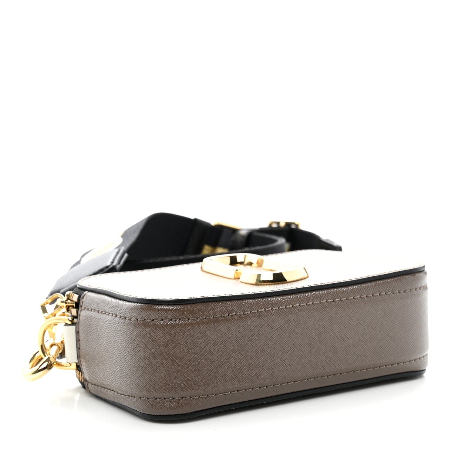 Marc Jacobs Saffiano Small Snapshot Camera Bag French Grey