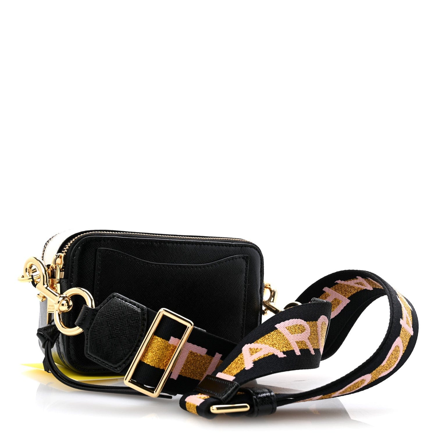 Marc Jacobs Saffiano Small Snapshot Camera Black Mulitcolor