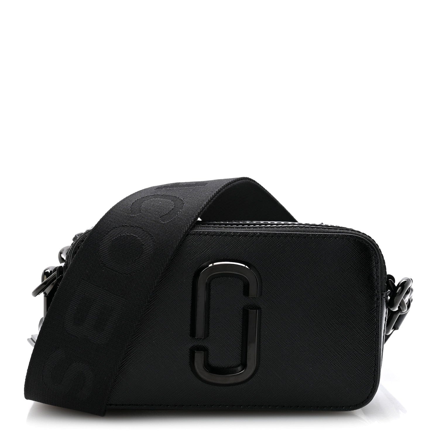 Marc Jacobs Saffiano Snapshot Camera Bag Black