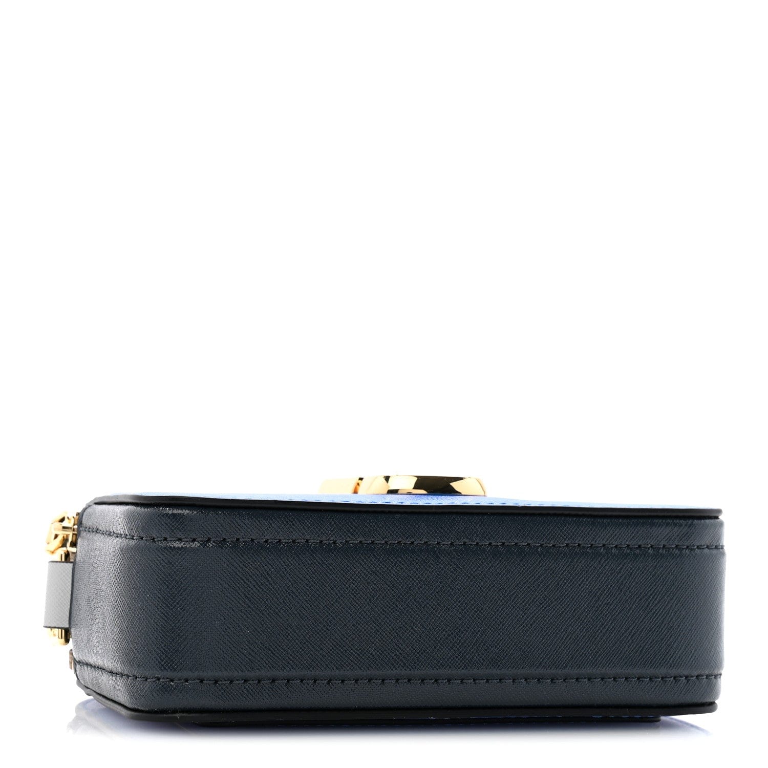 Marc Jacobs Saffiano Small Snapshot Camera Bag New Dazzling Blue Multicolor