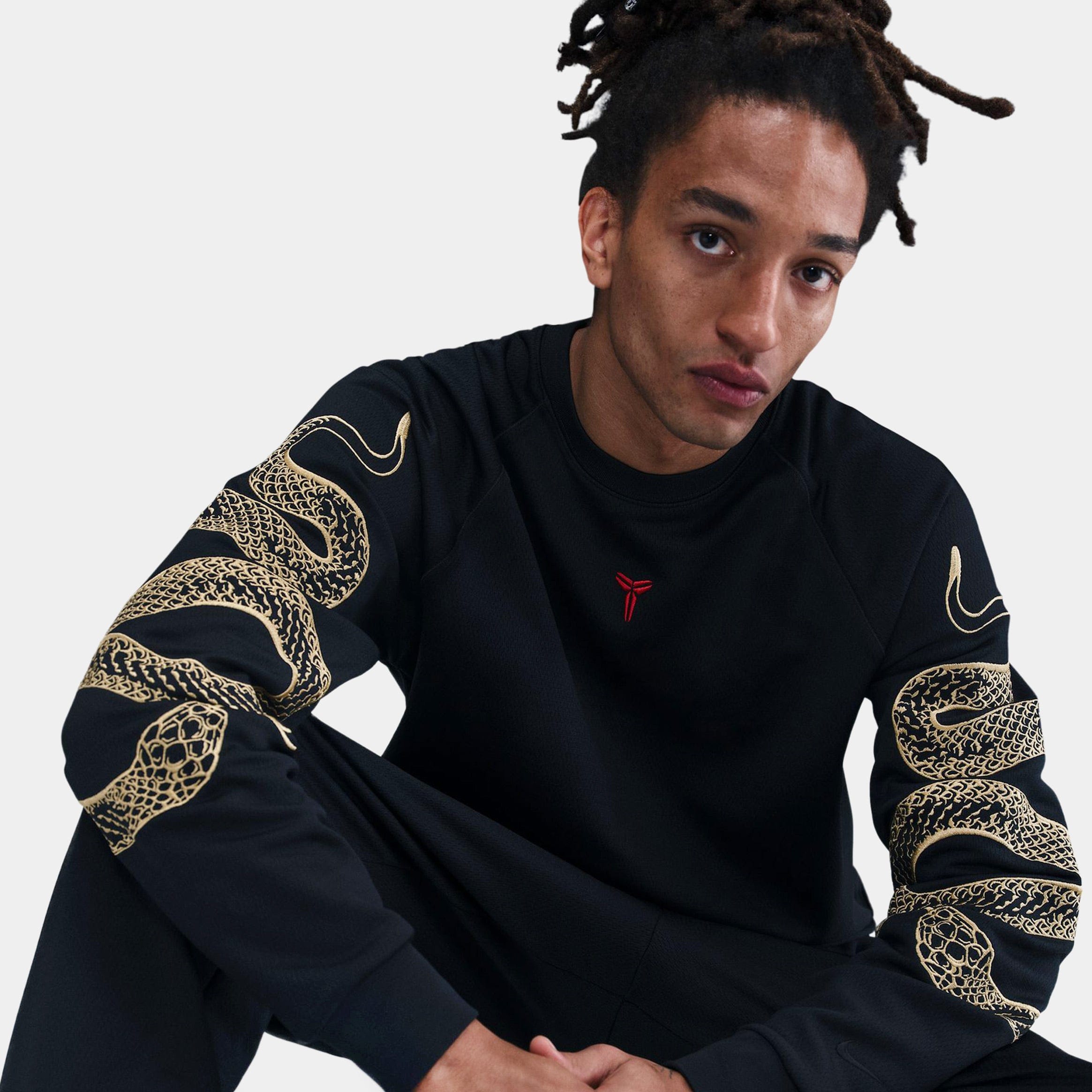 Nike Kobe Year Of The Mamba Mens Crewneck (Black/Red)