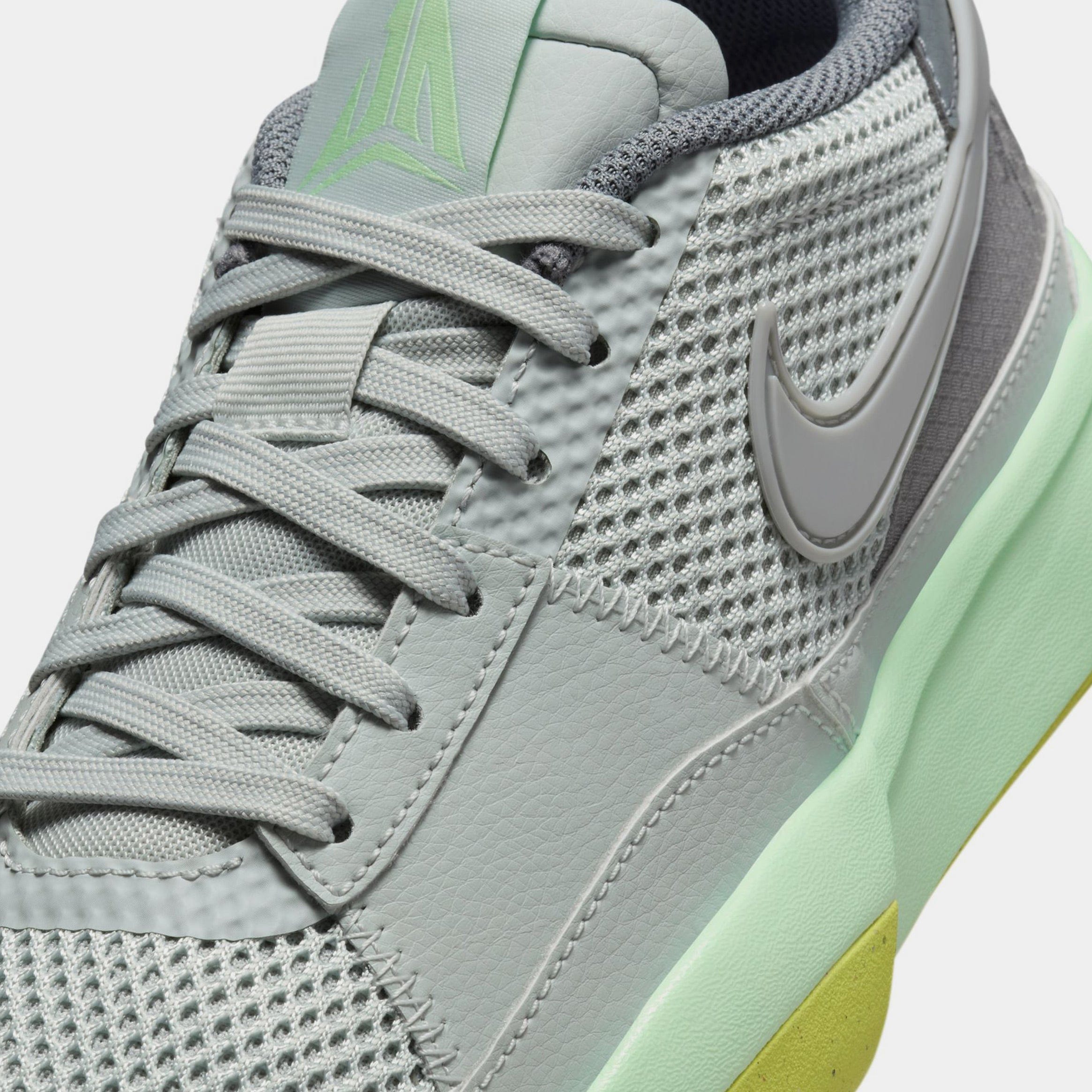 Nike Ja 1 Flash Grade School Lifestyle Shoes (Light Silver/Granite/Cyber Cool Grey)