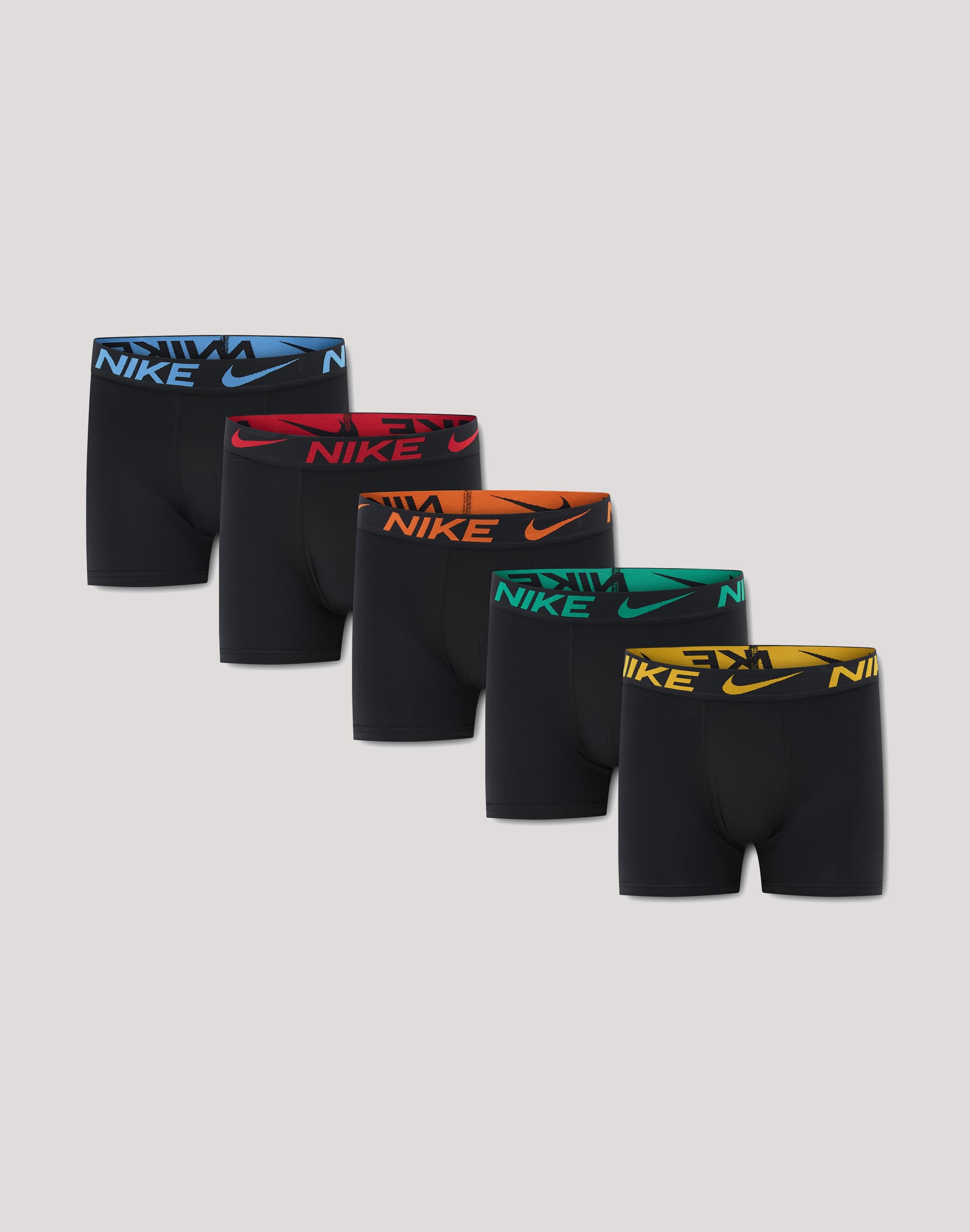 Nike Dri - FIT Color Pop Boxer Briefs 5 - Pack Grade - School
