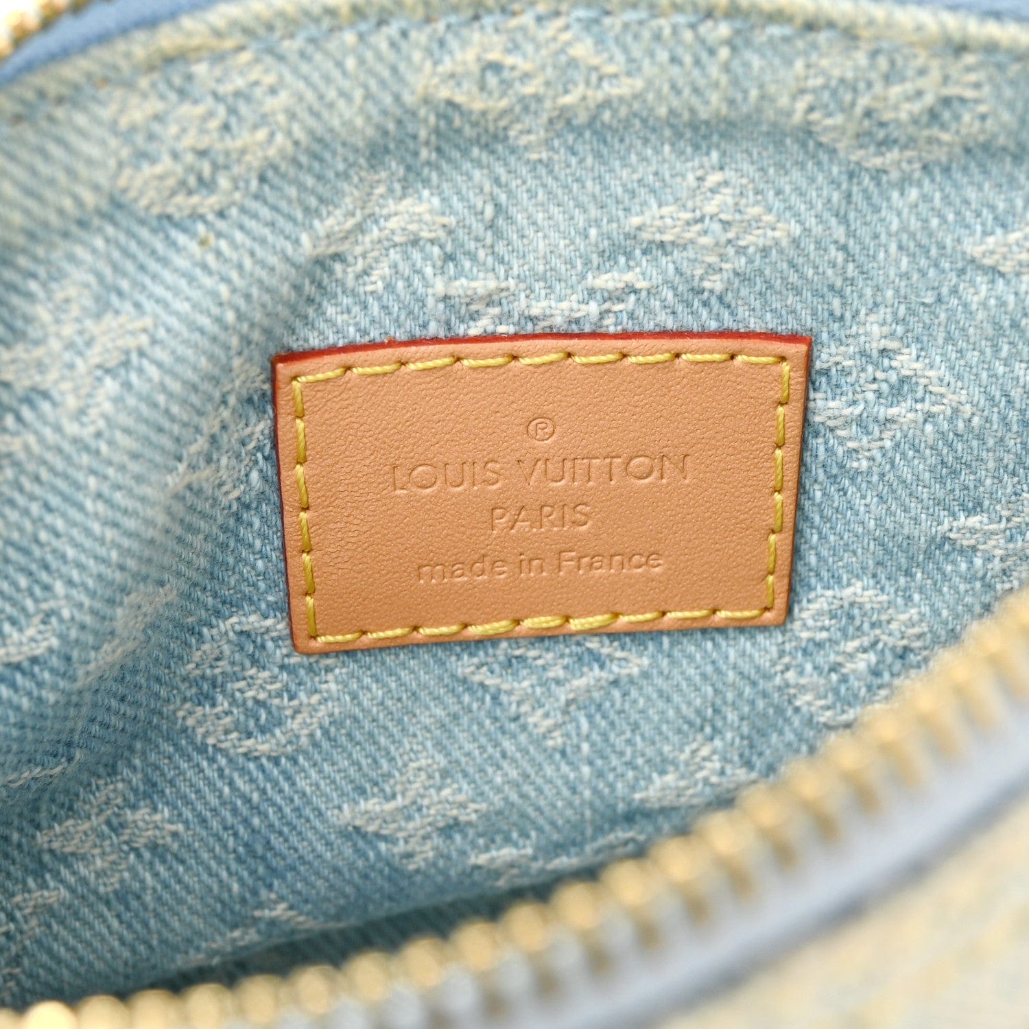 Louis Vuitton Monogram Denim Nano Speedy Sky Blue