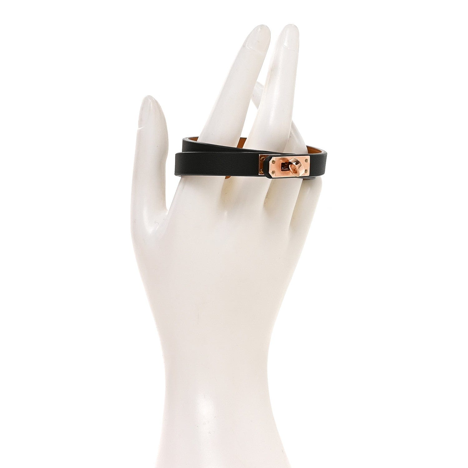 Hermes Swift Mini Kelly Double Tour Bracelet T2 Black