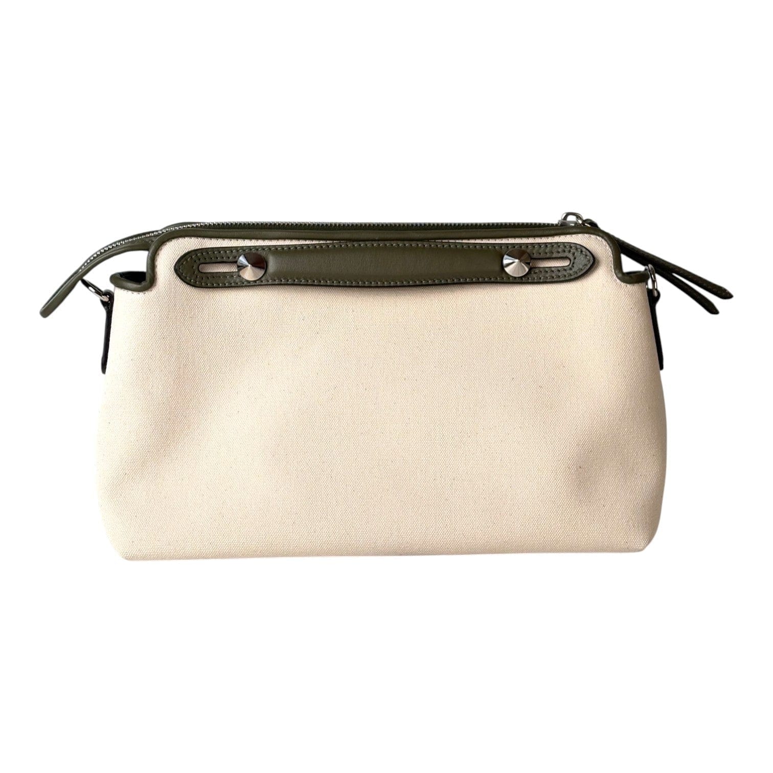 Fendi By The Way Canvas/Green Small Bag