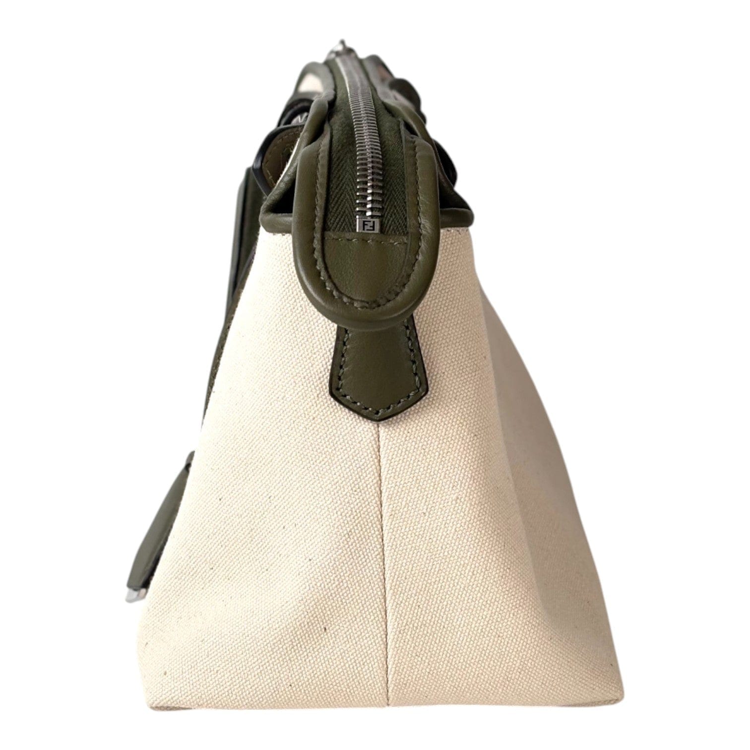 Fendi By The Way Canvas/Green Small Bag
