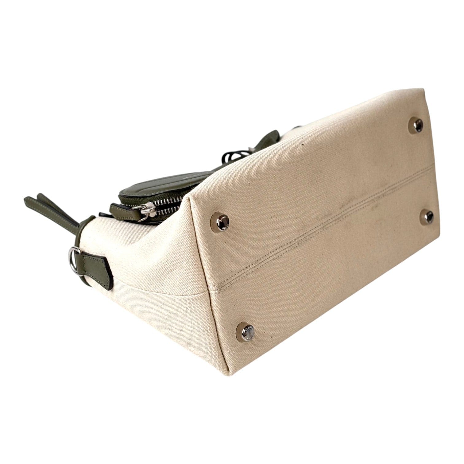 Fendi By The Way Canvas/Green Small Bag