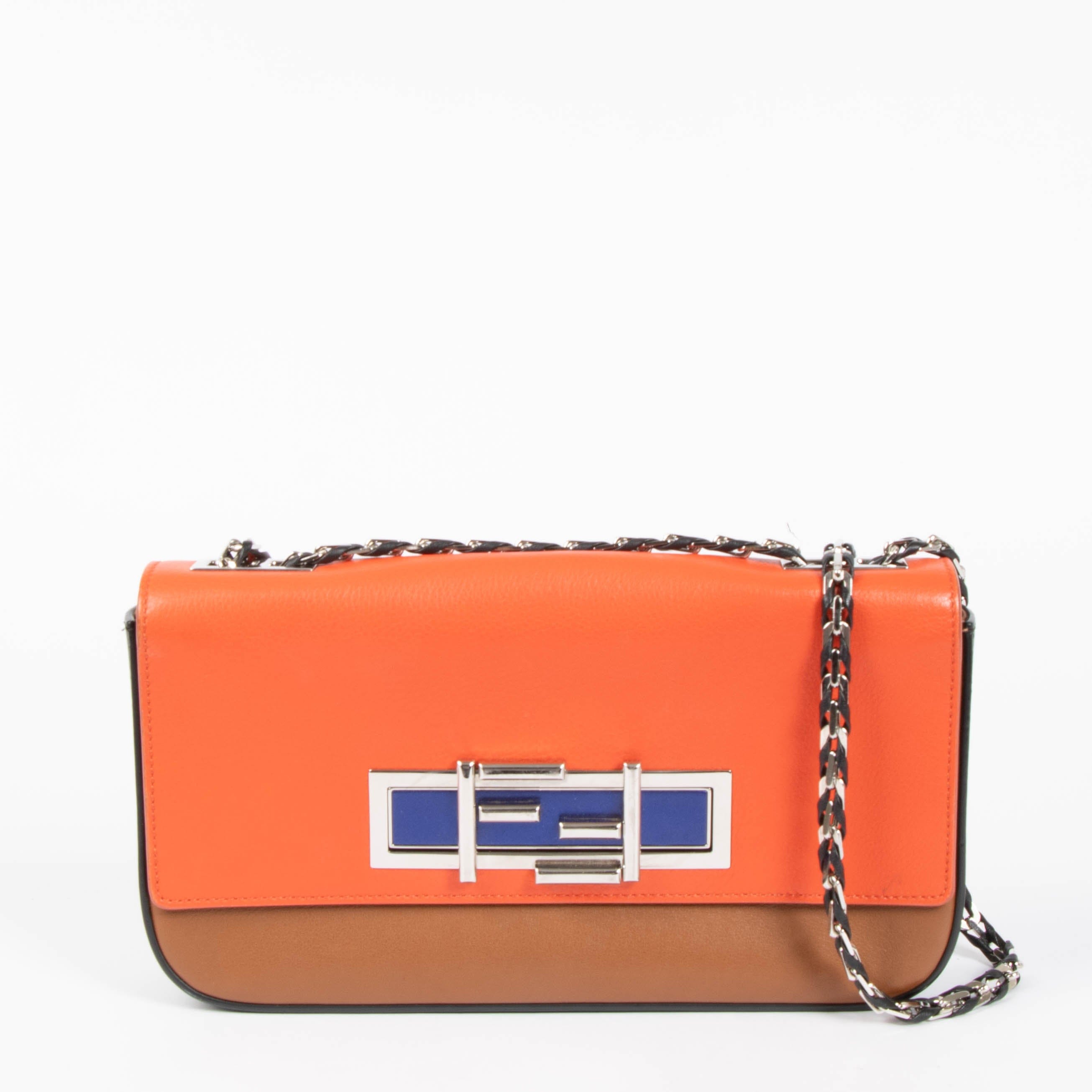 Fendi Multicolor Leather 3Baguette Bag