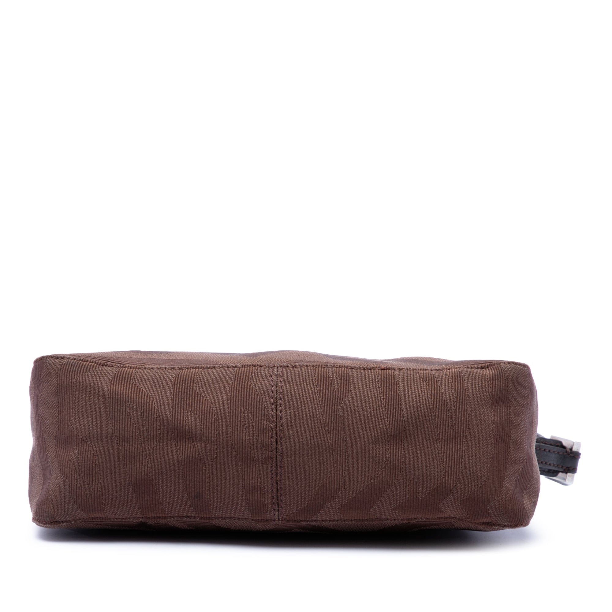 Fendi Zebra Print Canvas Pochette