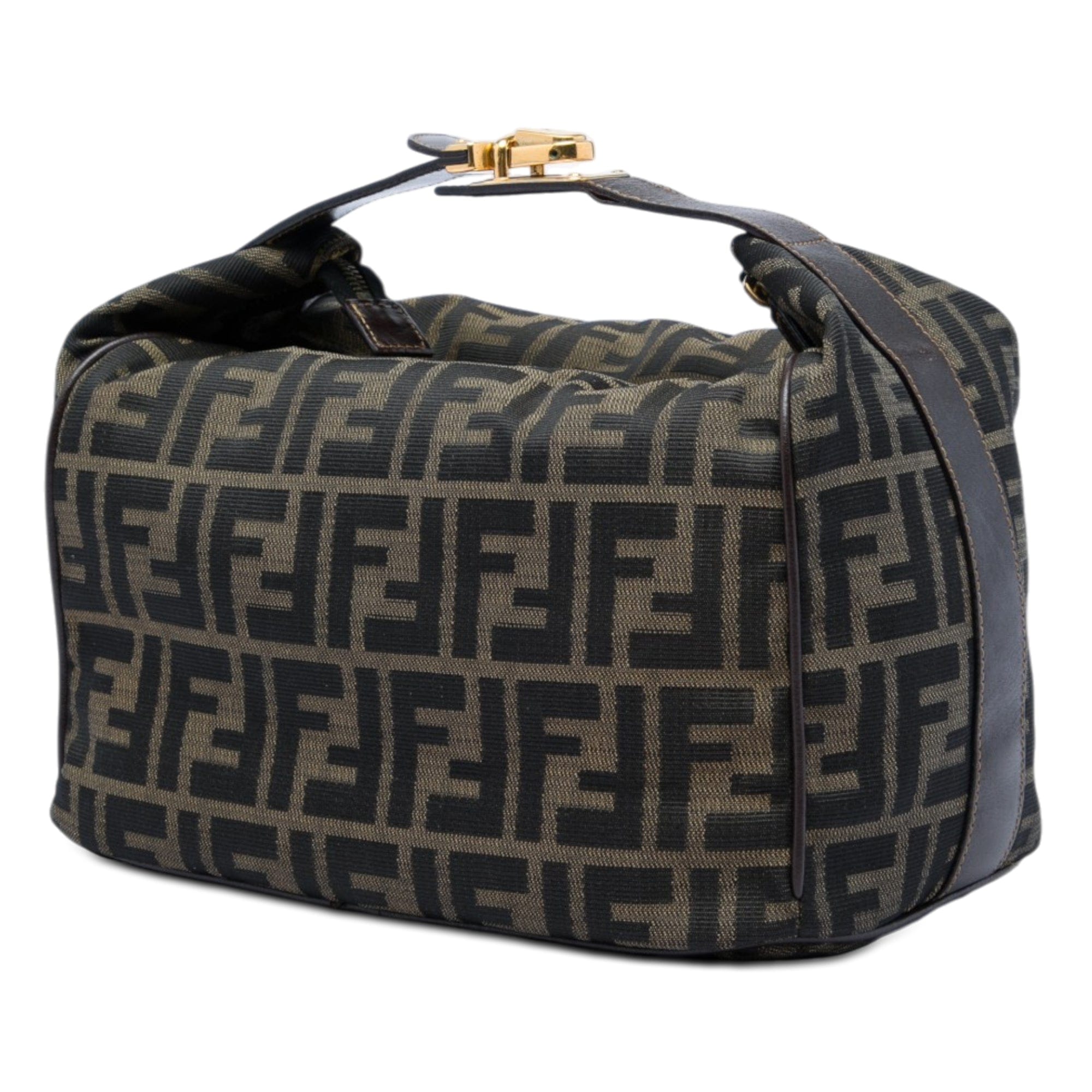 Fendi Zucca Canvas Vanity Cosmetic Bag