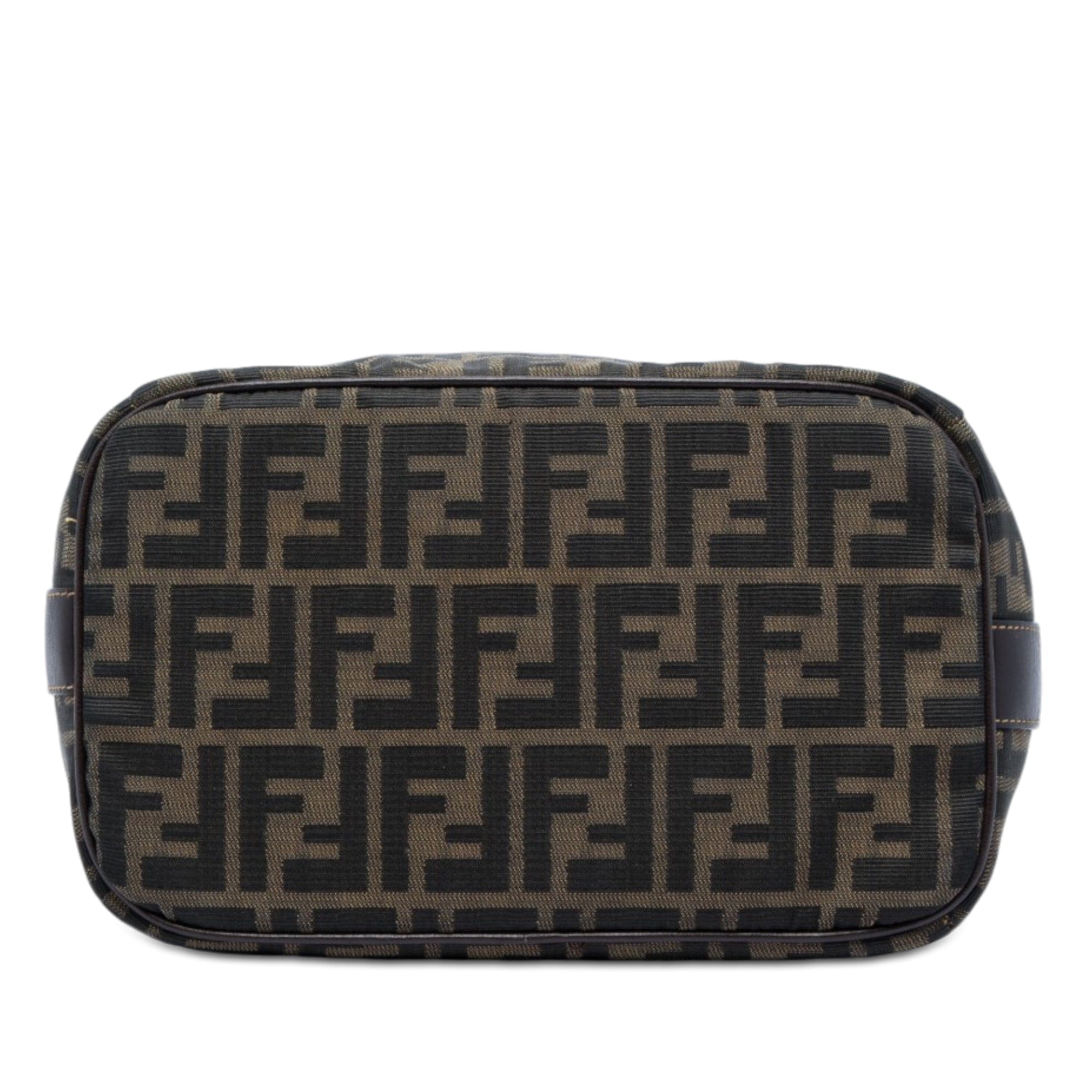 Fendi Zucca Canvas Vanity Cosmetic Bag