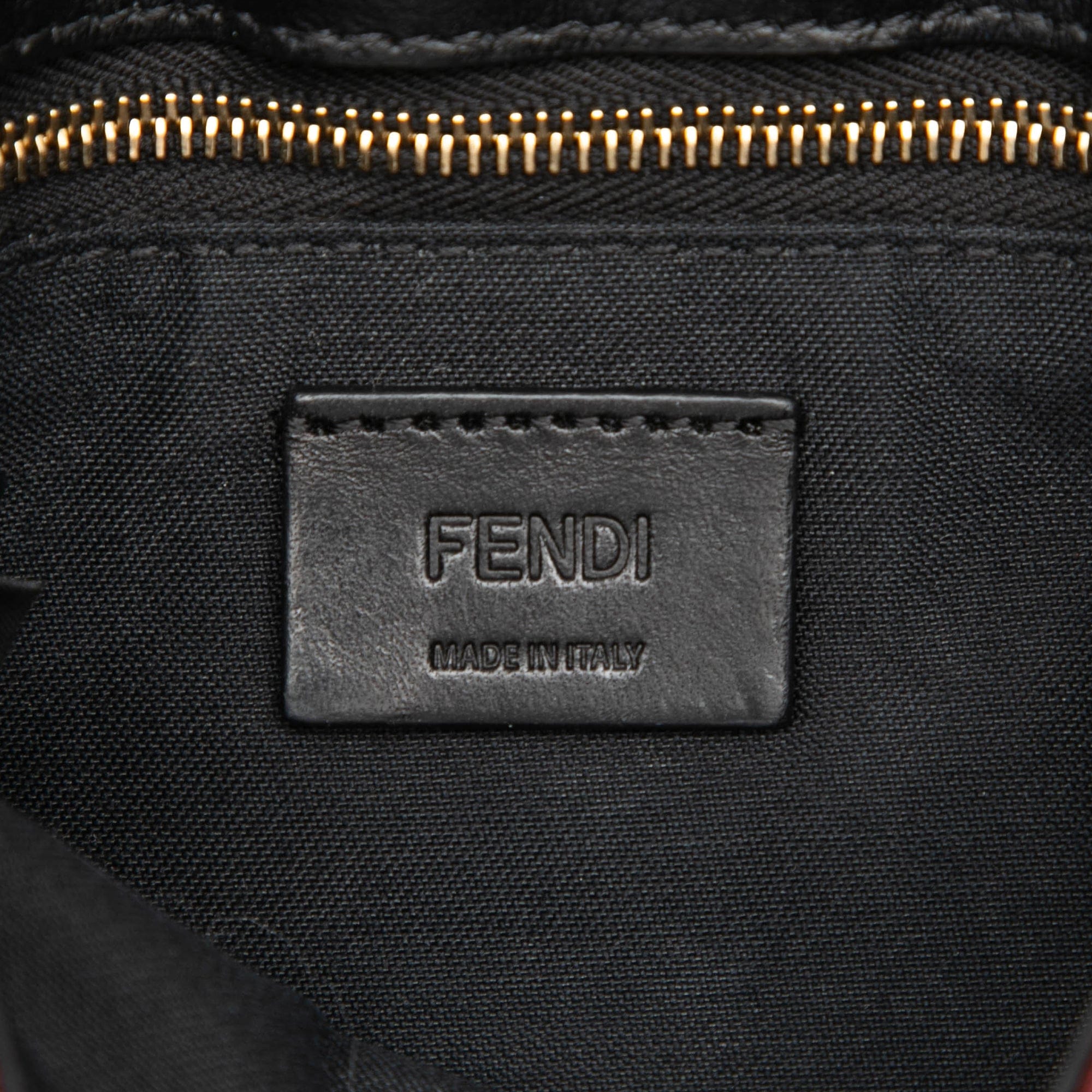 Fendi Zucca Canvas Convertible Baguette Pouch
