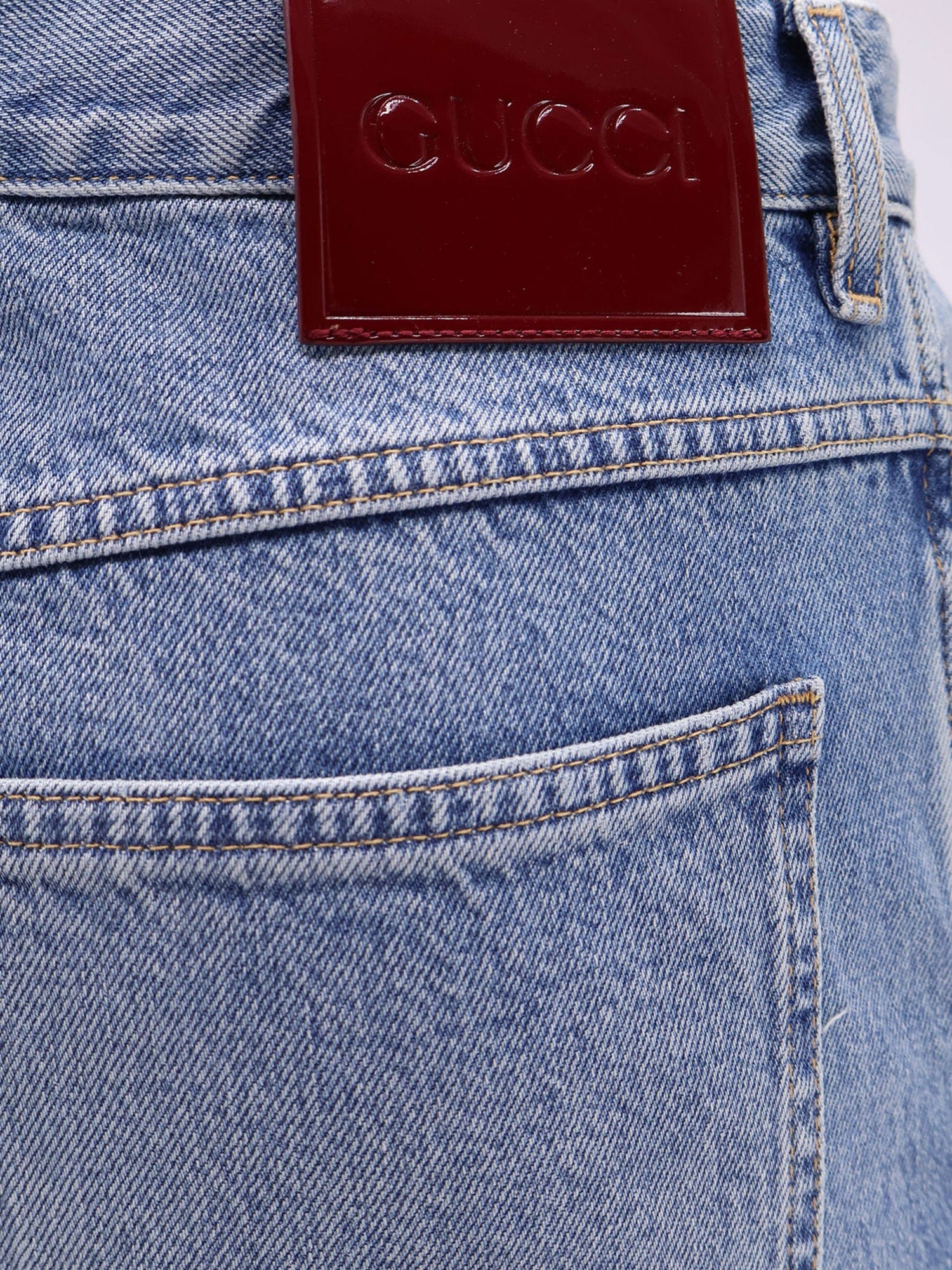 Gucci Certified cotton slim fit jeans