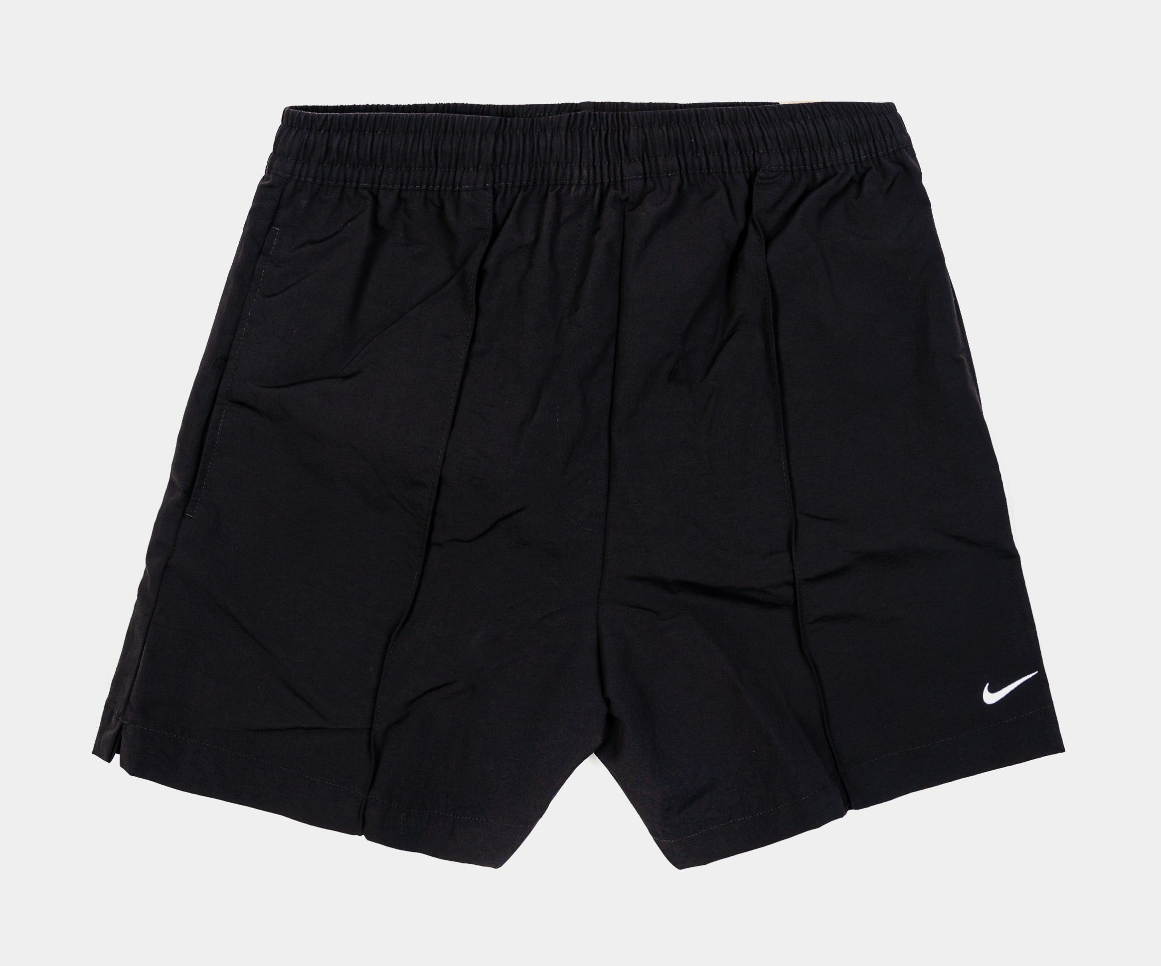 Nike NSW Woven Mid Rise Womens Shorts (Black/White)