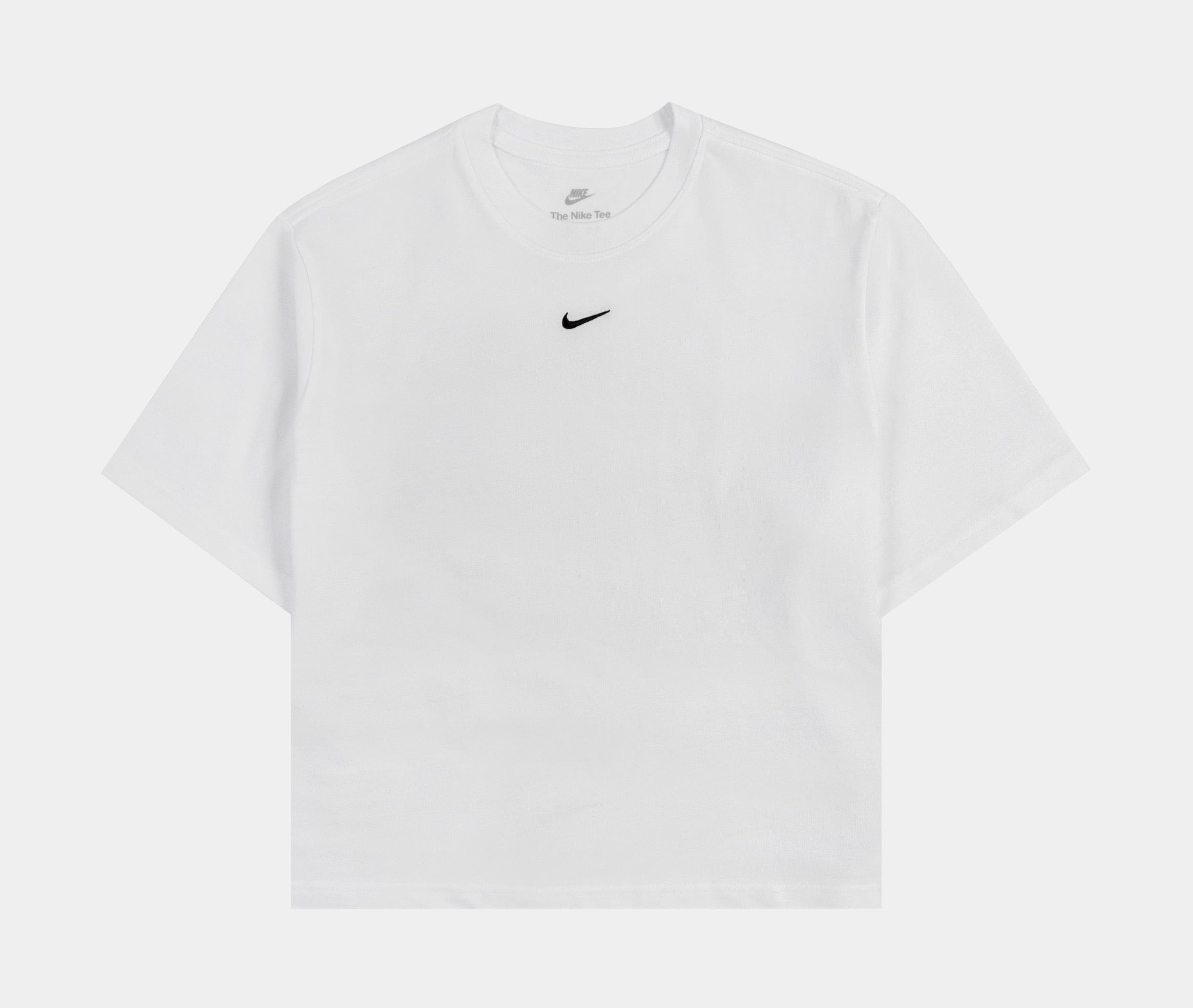 Nike NSW Essentials Boxy Womens Short Sleeve Shirt (White)