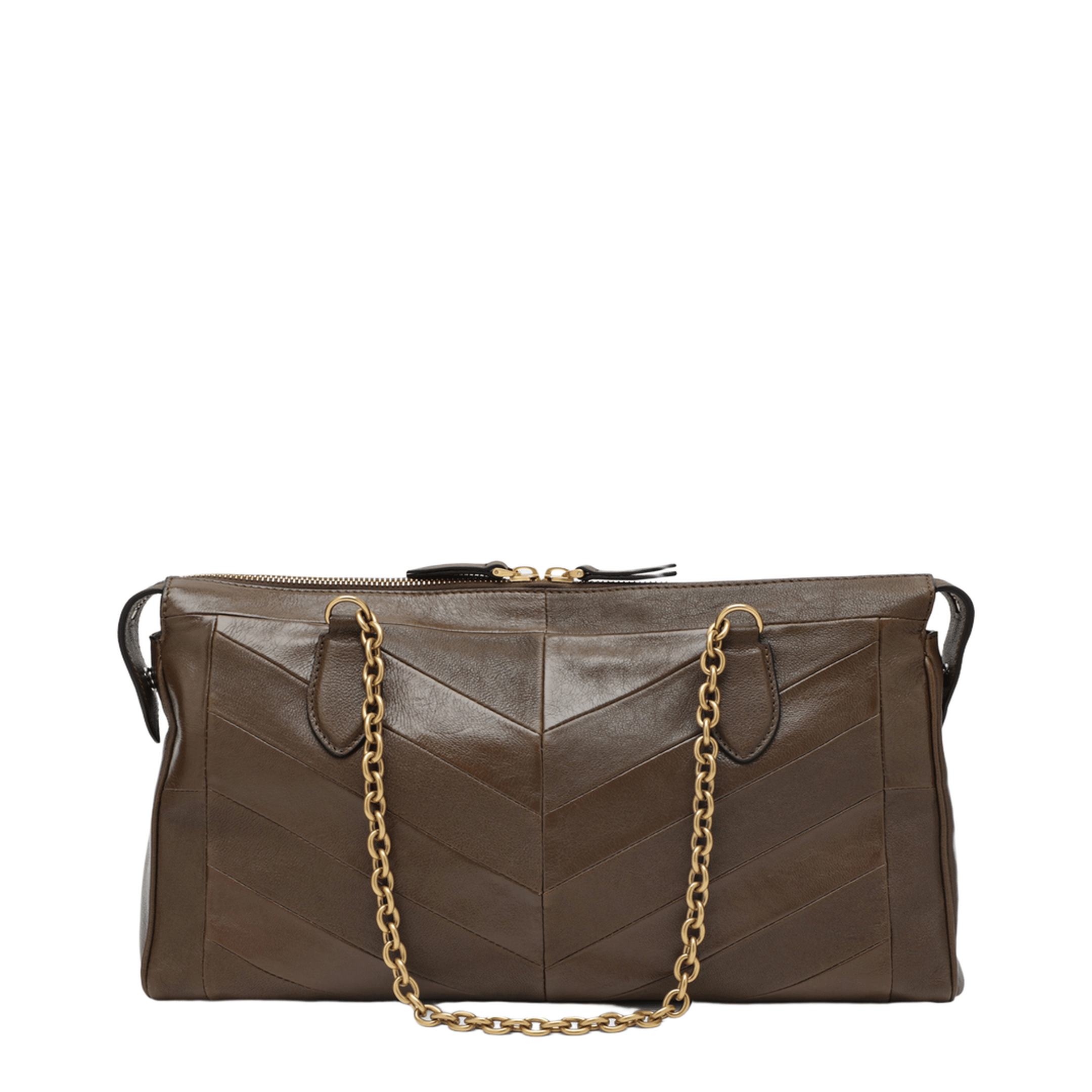 Valentino Panthea Nappa Leather Shoulder Bags - Tundra