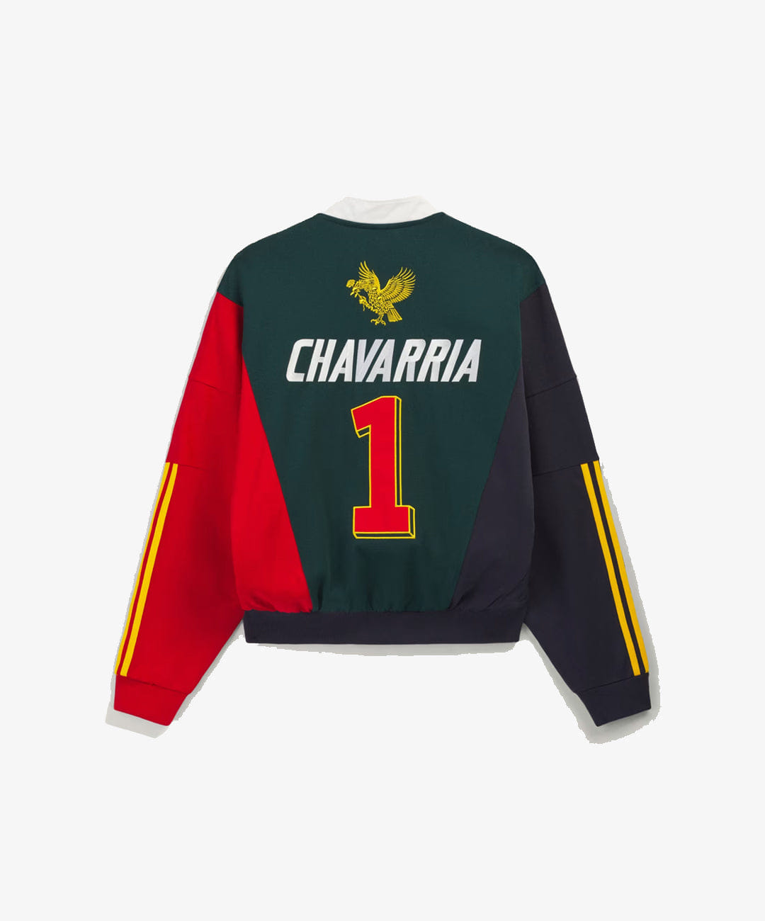 Adidas Originals | CHAVARRIA WATSONVILLE QUARTER ZIP { AURORA IVY/LEGEND INK/BETTER SCARLET