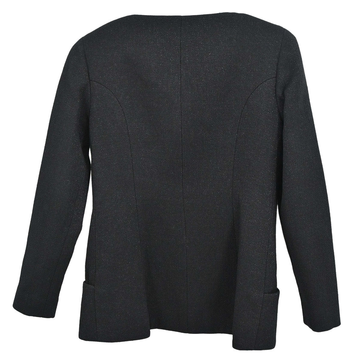 Chanel 2019 Collarless Jacket Black #34