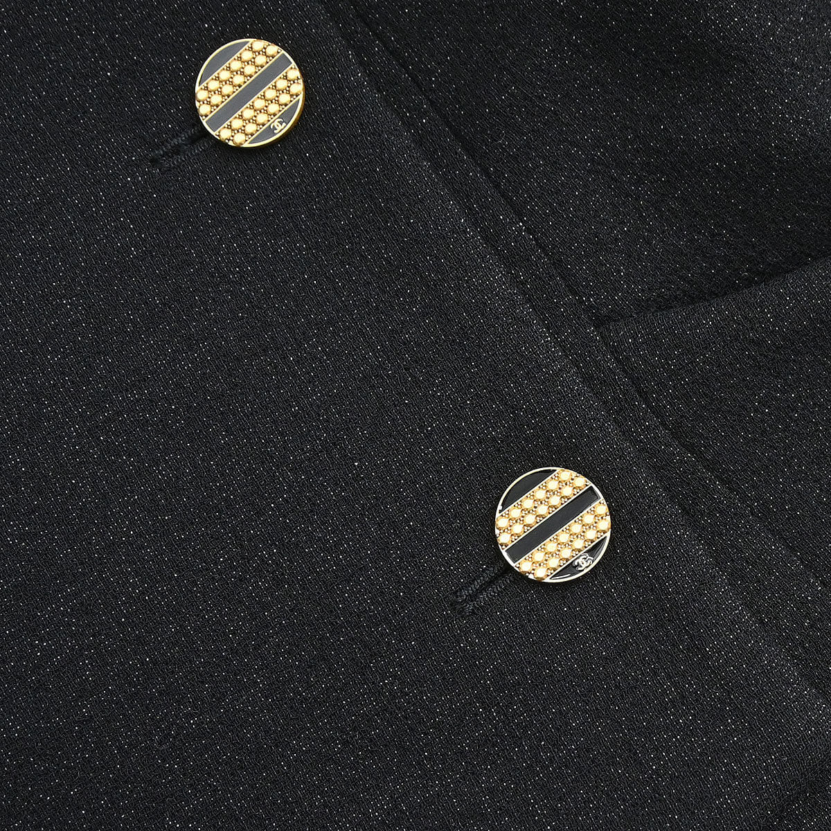 Chanel 2019 Collarless Jacket Black #34