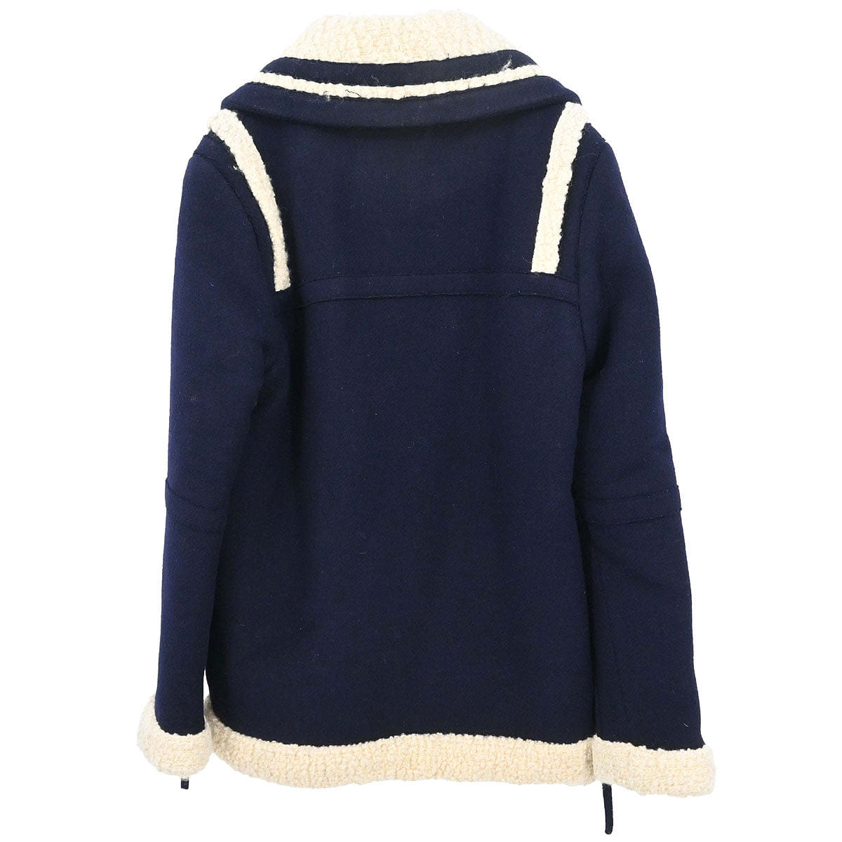Chanel 2011 - 2012 Single Breasted Zip Up Jacket Navy #34