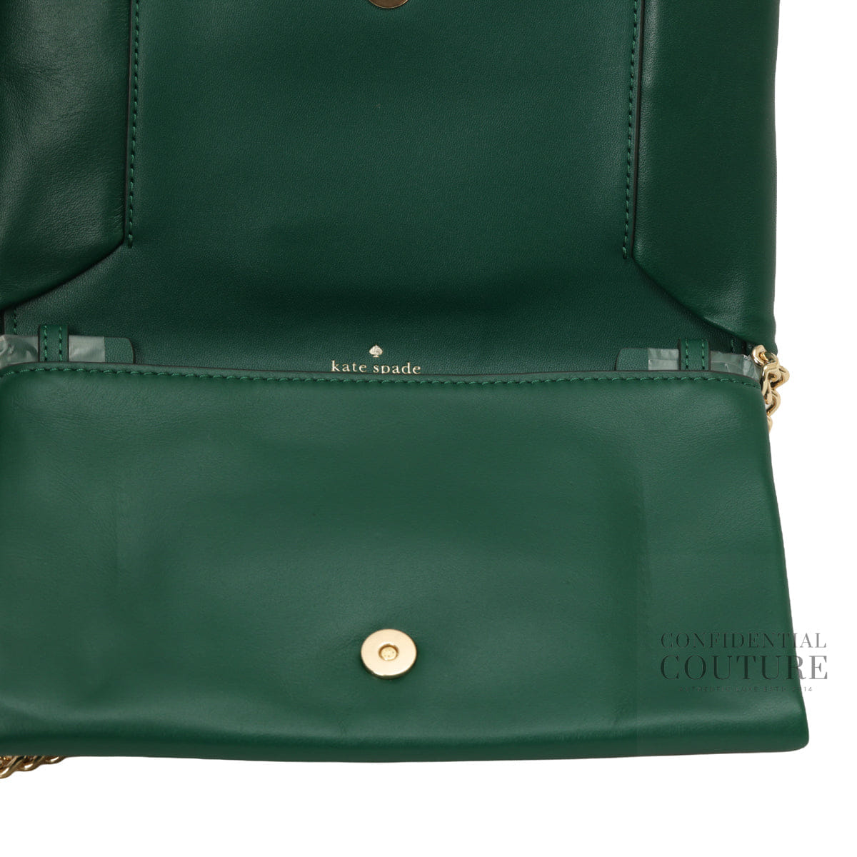 Kate Spade Millie Bow Flap In Deep Jade Crossbody bag