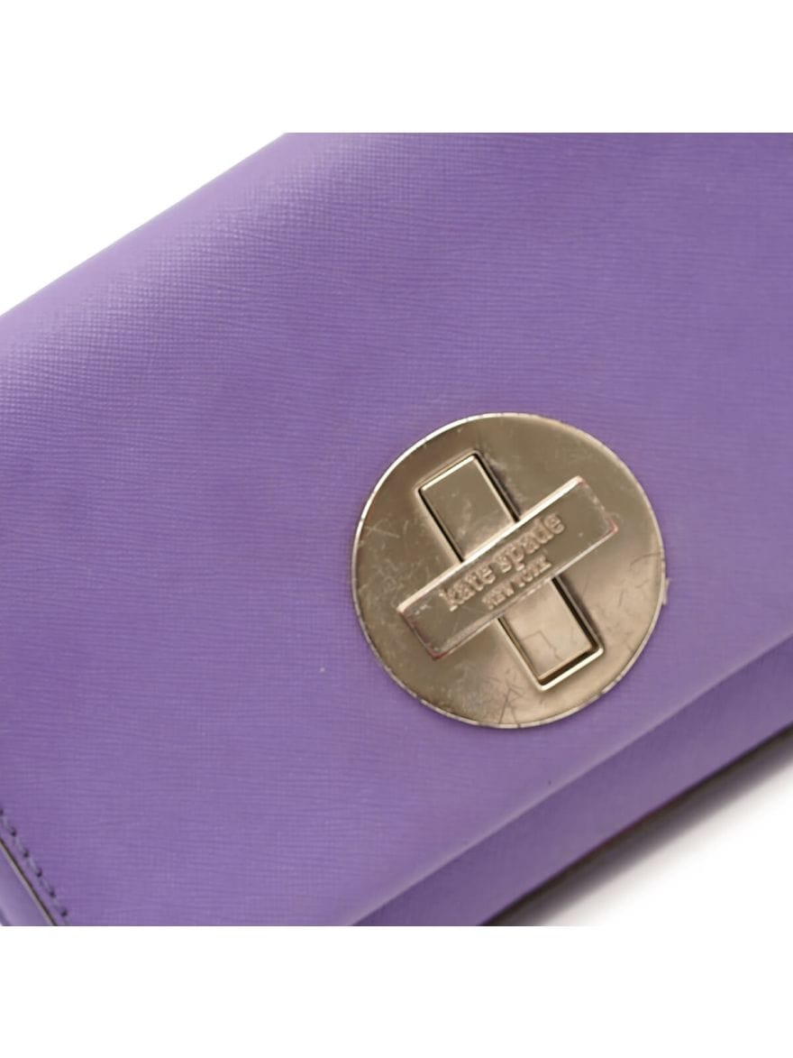 Kate Spade Newbury Lane Sally Purple Leather Crossbody