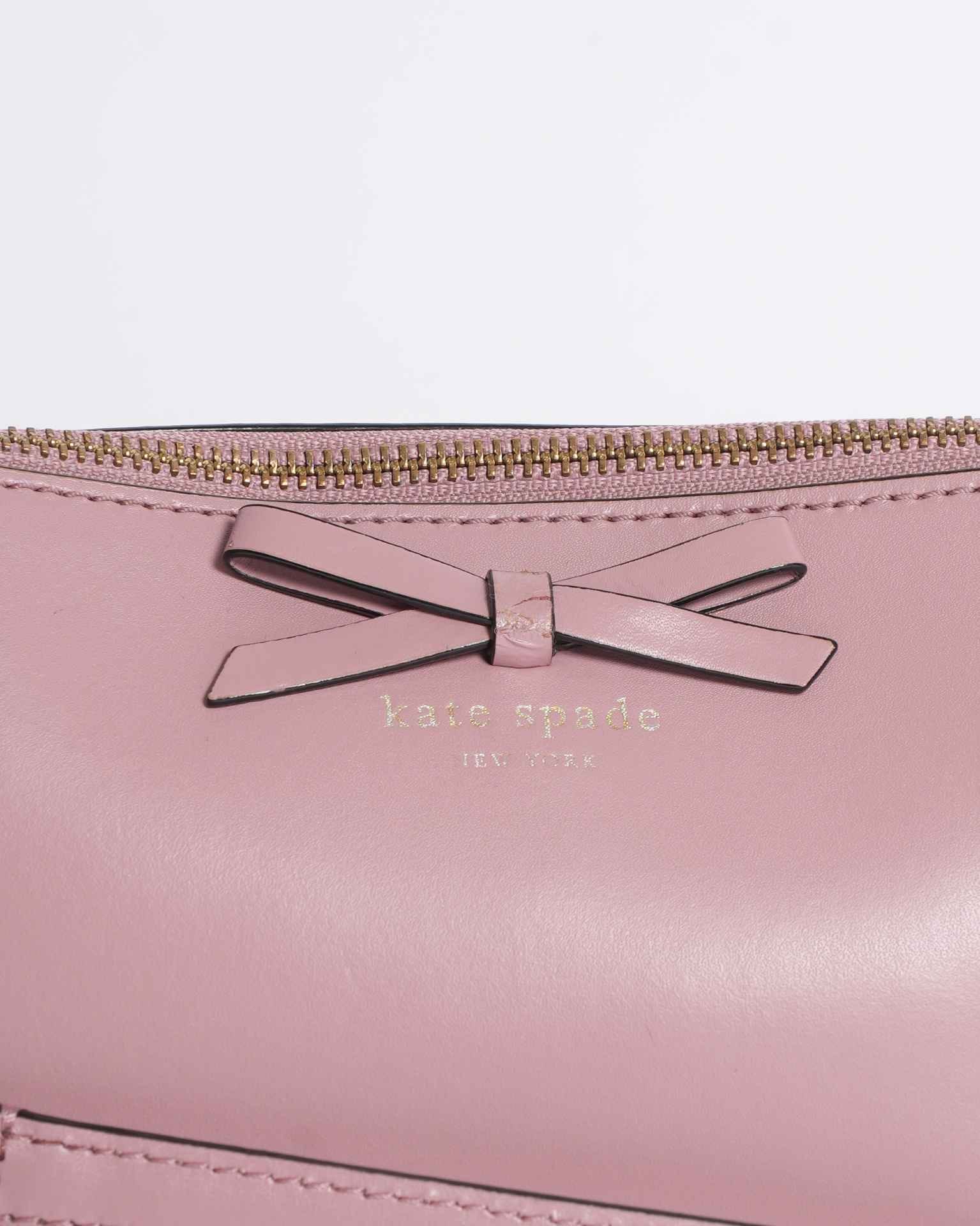 Kate Spade Bow Purple Crossbody Bag