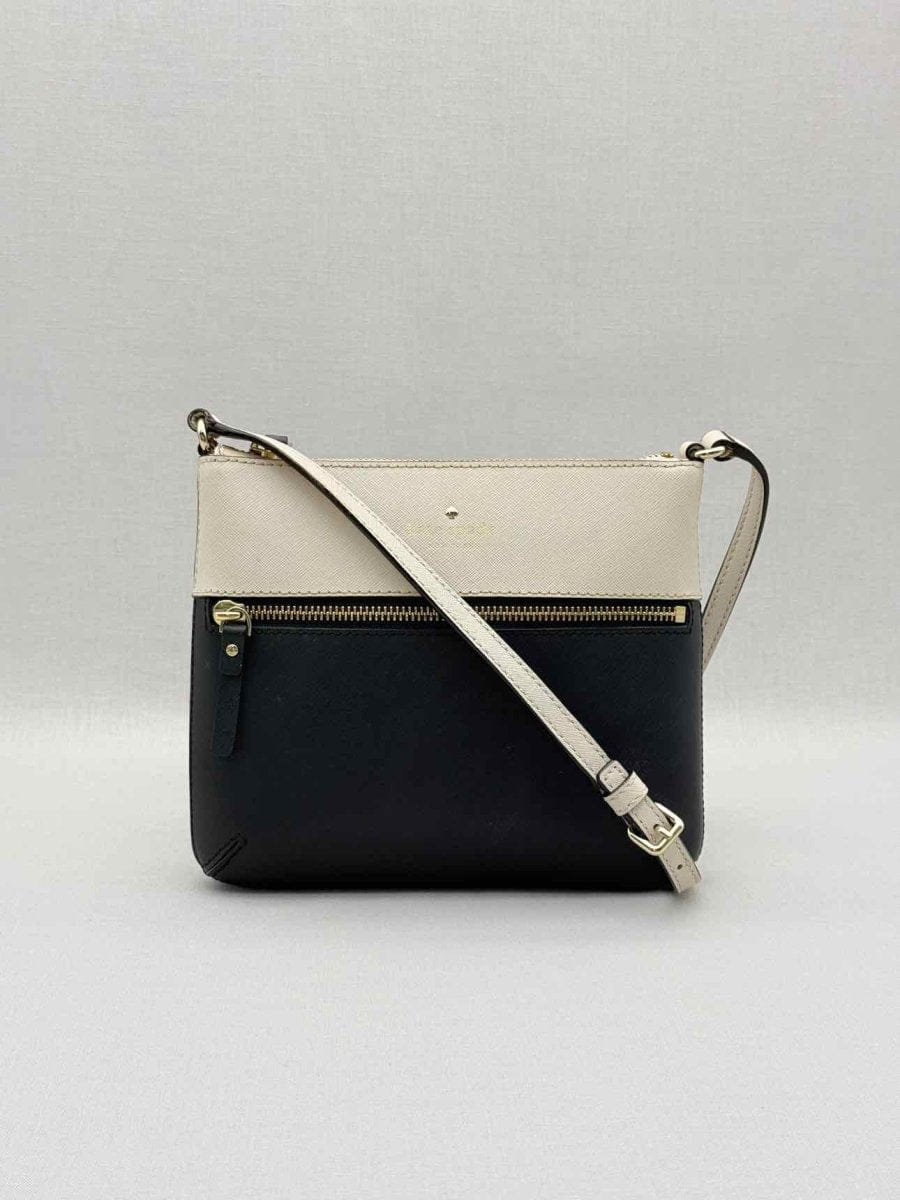 KATE SPADE Beige & Black Crossbody