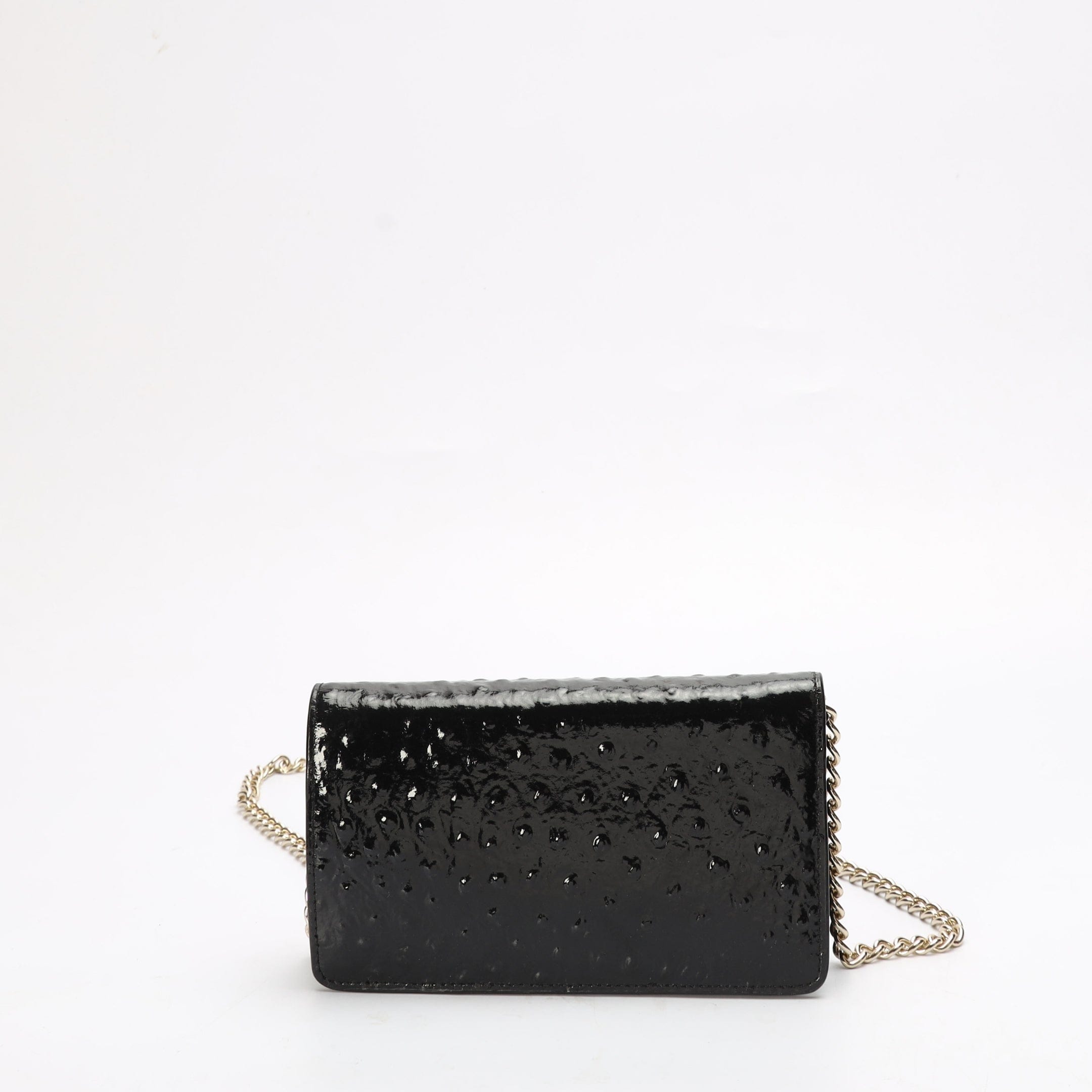 Kate Spade Ostrich Black Crossbody Bag