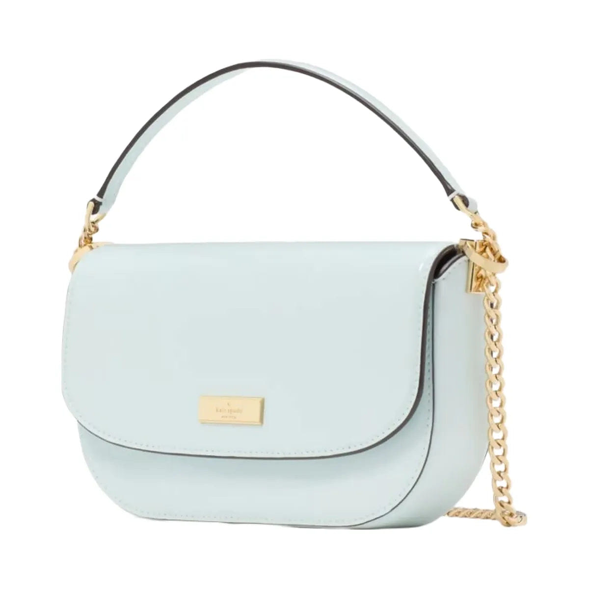 Kate Spade Krista Patent Chain Crossbody Hazy Morning