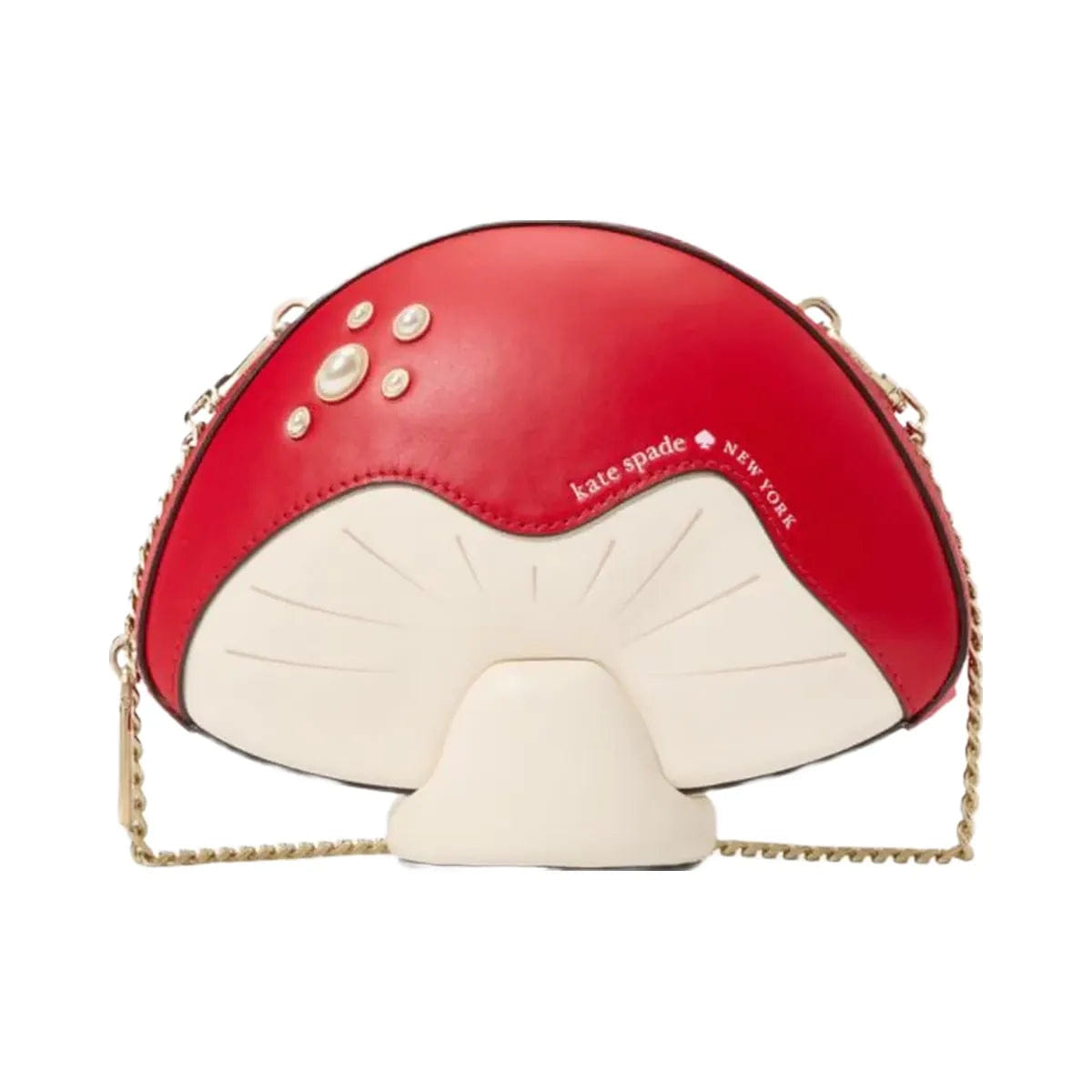 Kate Spade 3d Mushroom Crossbody Ruby Red Multi