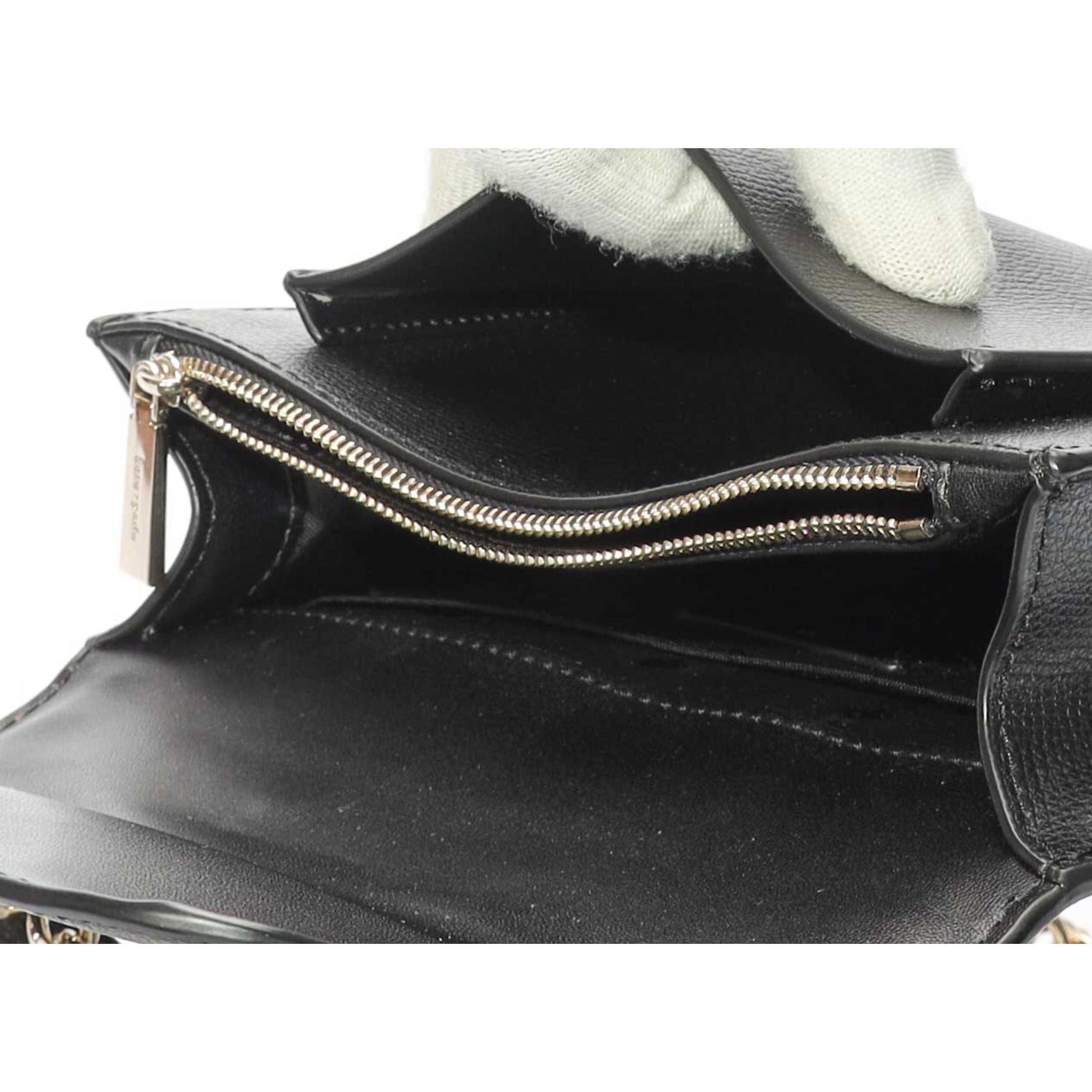 Kate Spade Black Flap Chain Crossbody Bag