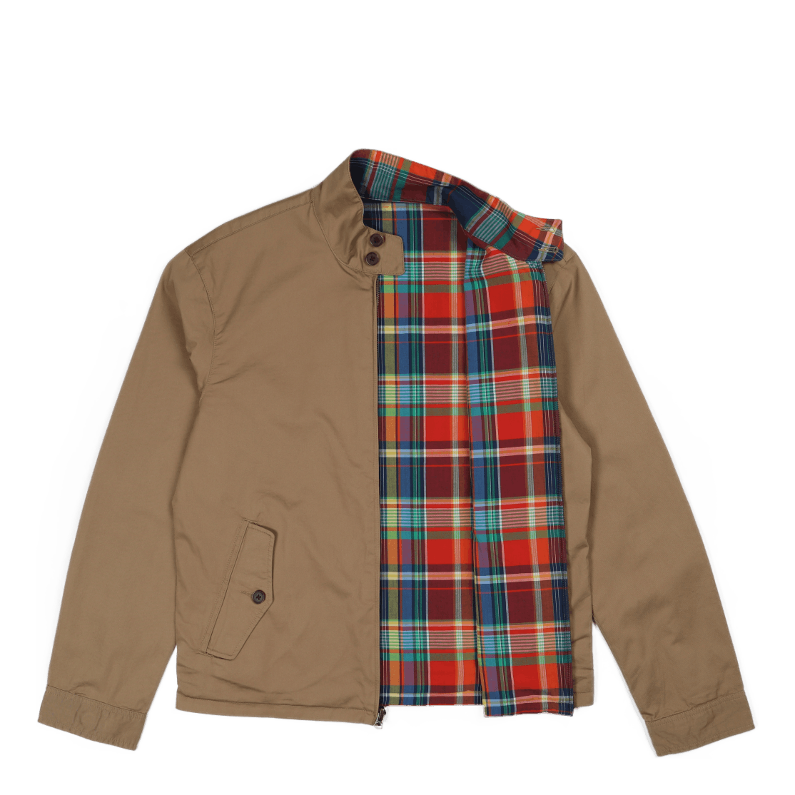 Polo Ralph Lauren Reversible Chino - Madras Jacket Madras/Luxury Tan